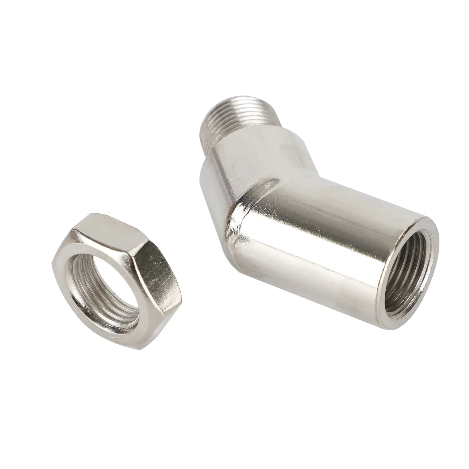 Convertitore catalitico Distanziatore adattatore estensione sensore ossigeno CEL da 135 gradi M18 X 1,5 generico