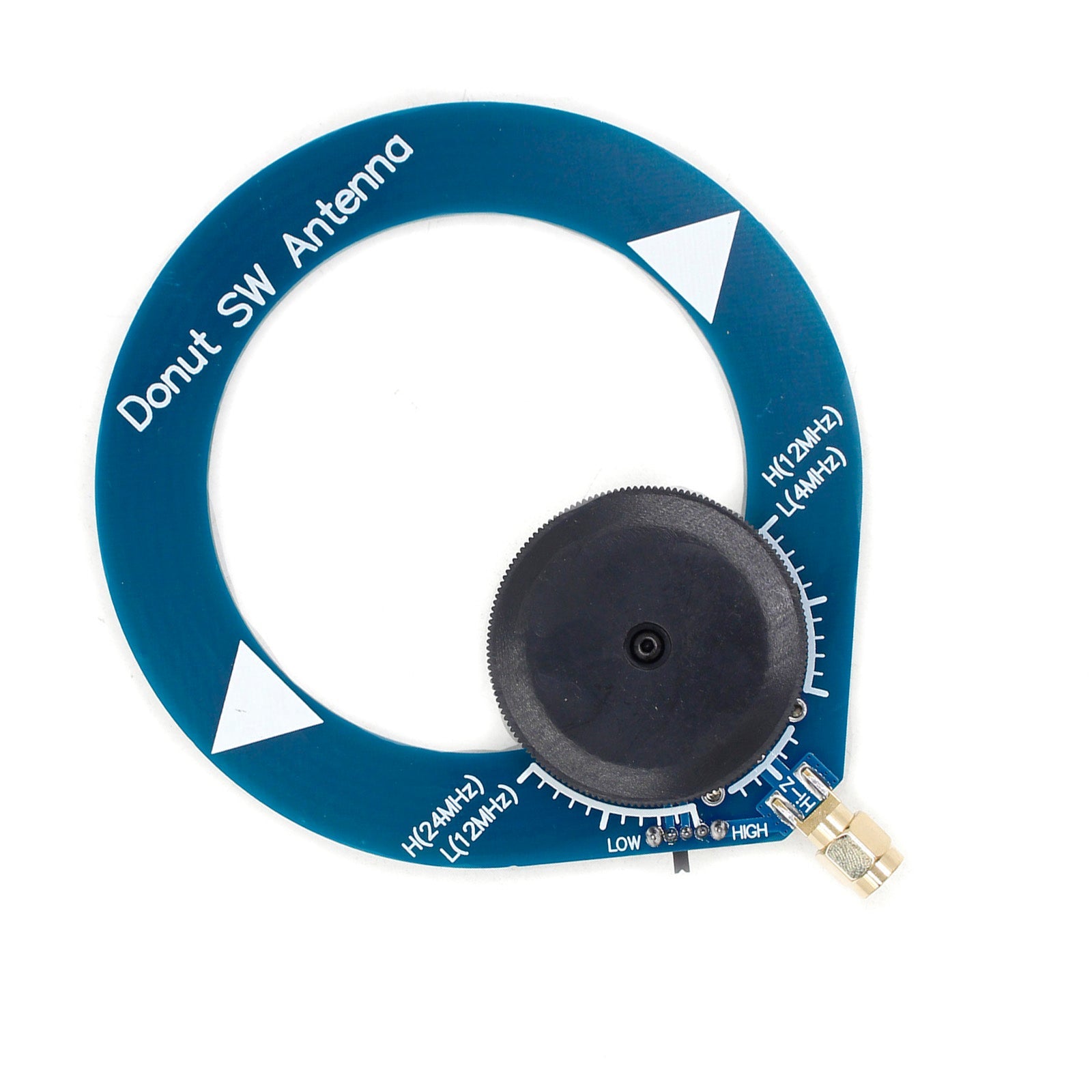 Antenna mini loop SW Blue Donut per antenna a onde corte HF DSP DSP2 Malahiteam