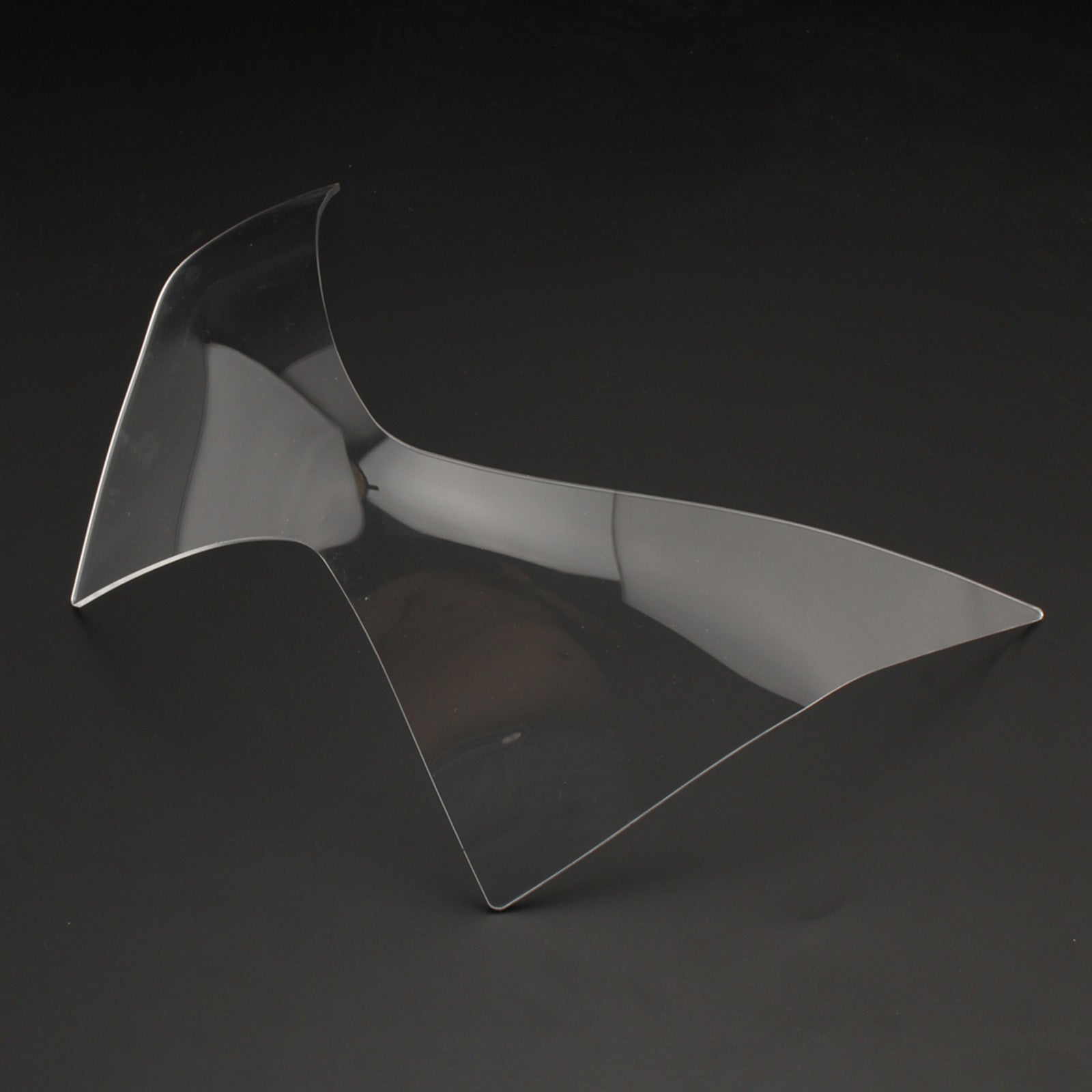 Zaščitnik sprednjega žarometa leče, primernega za Kawasaki Z250 Z300 Z800 13-16 generični dim