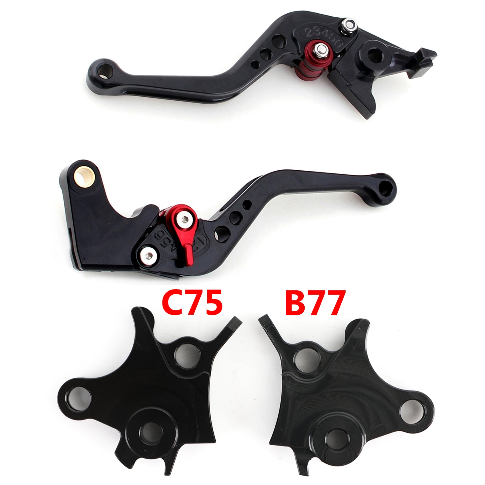 Motocikel kratke lovske ročice za BMW R1200GS Adventure (LC) 2014-2018 Generic