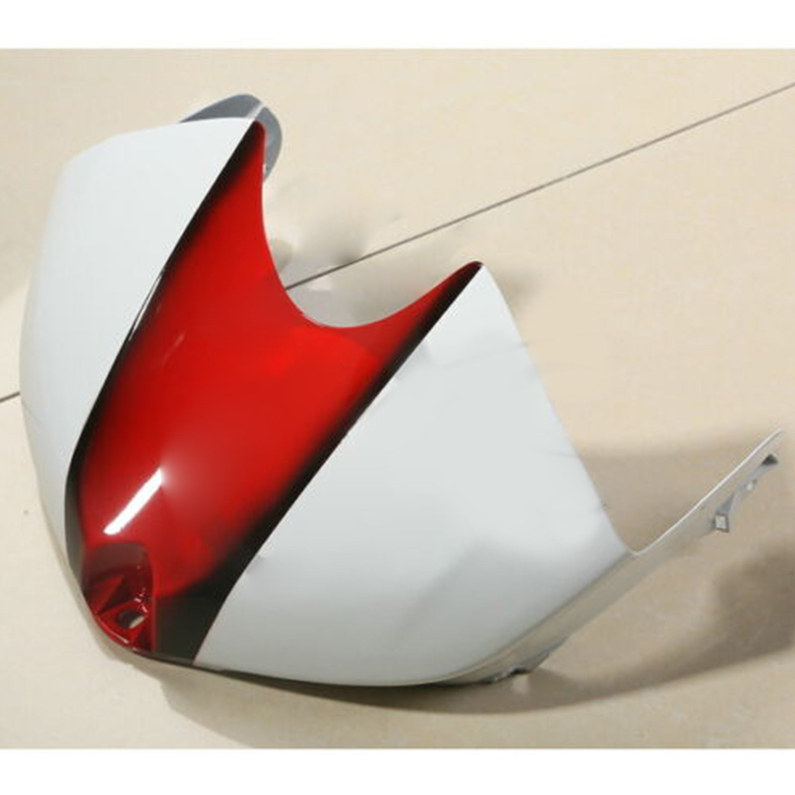 Amotopart Kit de carénage pour Yamaha YZF R6 YZF-R6 2006-2007 Rouge Blanc Générique