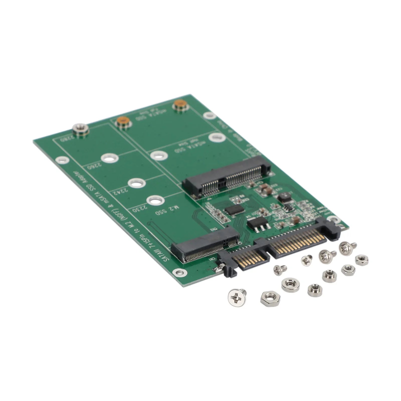 Disque dur SSD M.2 NGFF mSATA vers adaptateur SATA 3 convertisseur de carte PCI-E