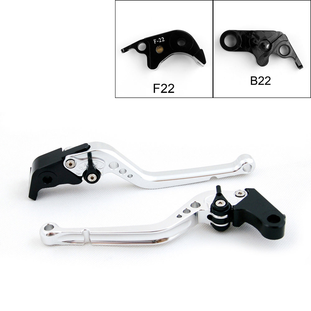 Leviers d'embrayage de frein longs pour BMW S1000 RR 2010-2014 Noir Generic