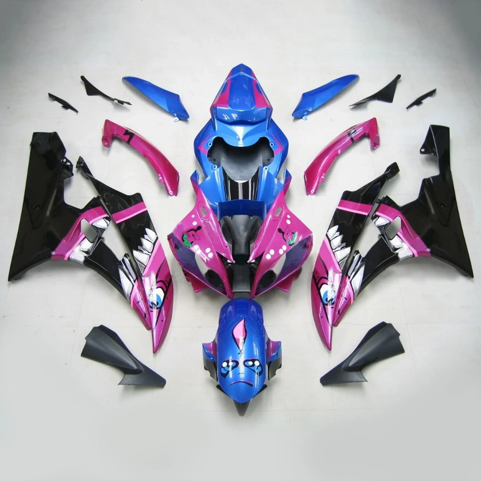 Amotopart Sealing Kit za Yamaha YZF 600 R6 2006-2007 Generic