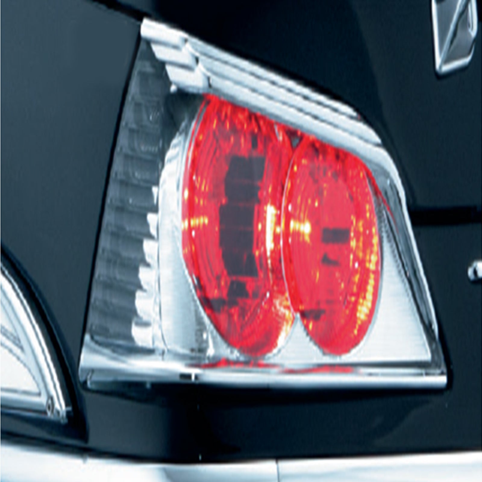 ABS Plastic Bovenste Kofferbak Achterlicht Vizieren Trim Accent Voor Honda Goldwing GL1800 Generiek