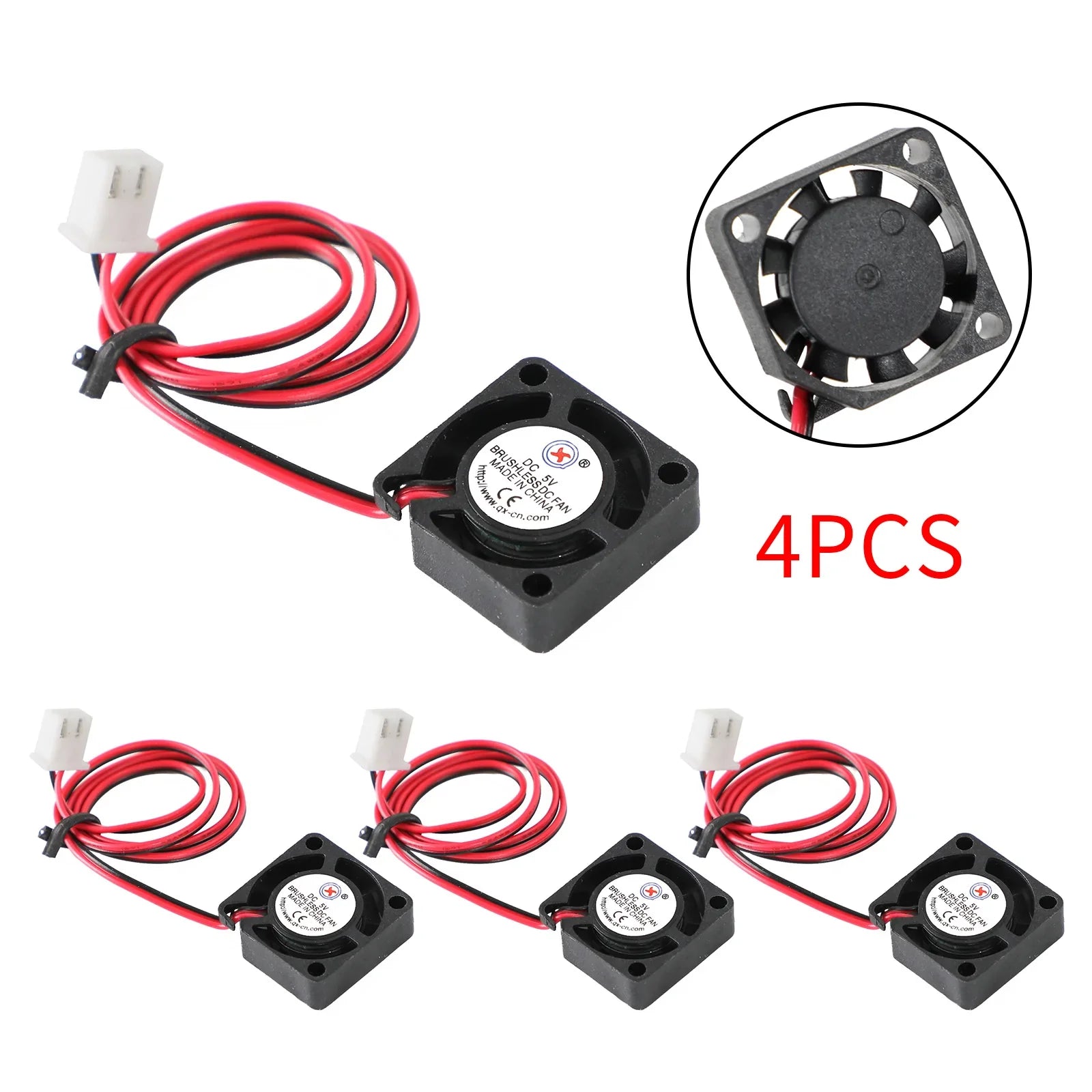 Ventilateur de ventilateur de refroidissement CC sans balais 5V 2006 20x20x6mm fil à 2 broches
