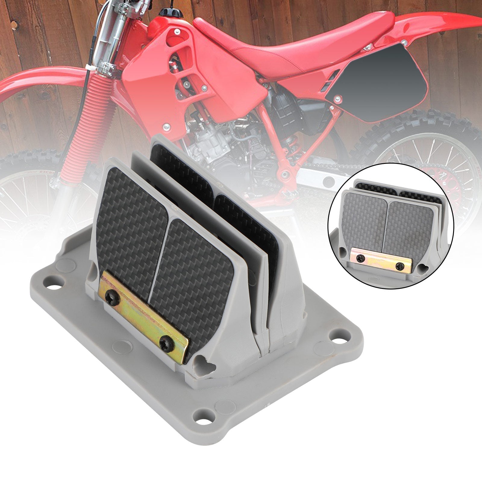 Honda CR125R 1987-2000 2002 Aspirazione carburante con valvola lamellare di aspirazione