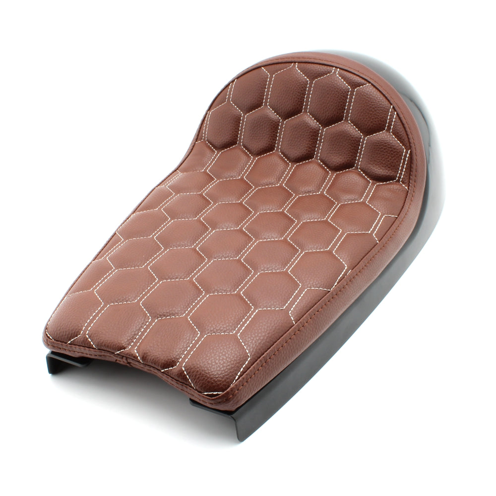 Universal Cafe Racer Seat Retro Vintage Cushion Scrambler Red Banc Generic