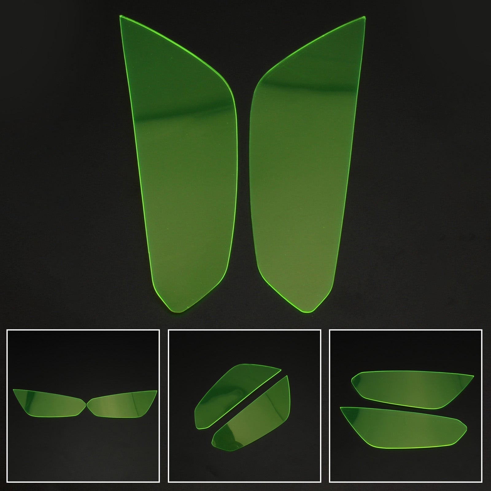 Beschermer van lens voor vuurtoren geschikt voor Kawasaki Z1000R 14-21 Generieke rook