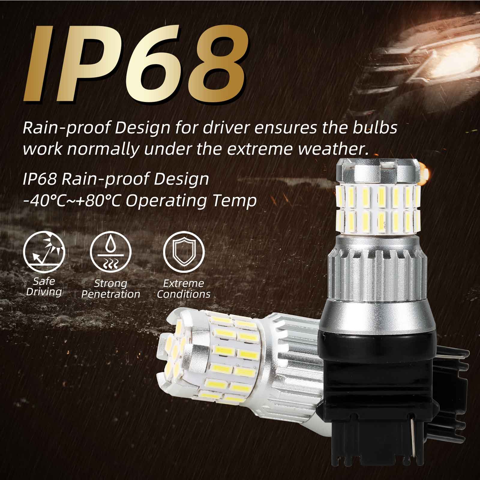 2x 1200lm a LED Canbus LED Diurne LED BIRT Generico bianco