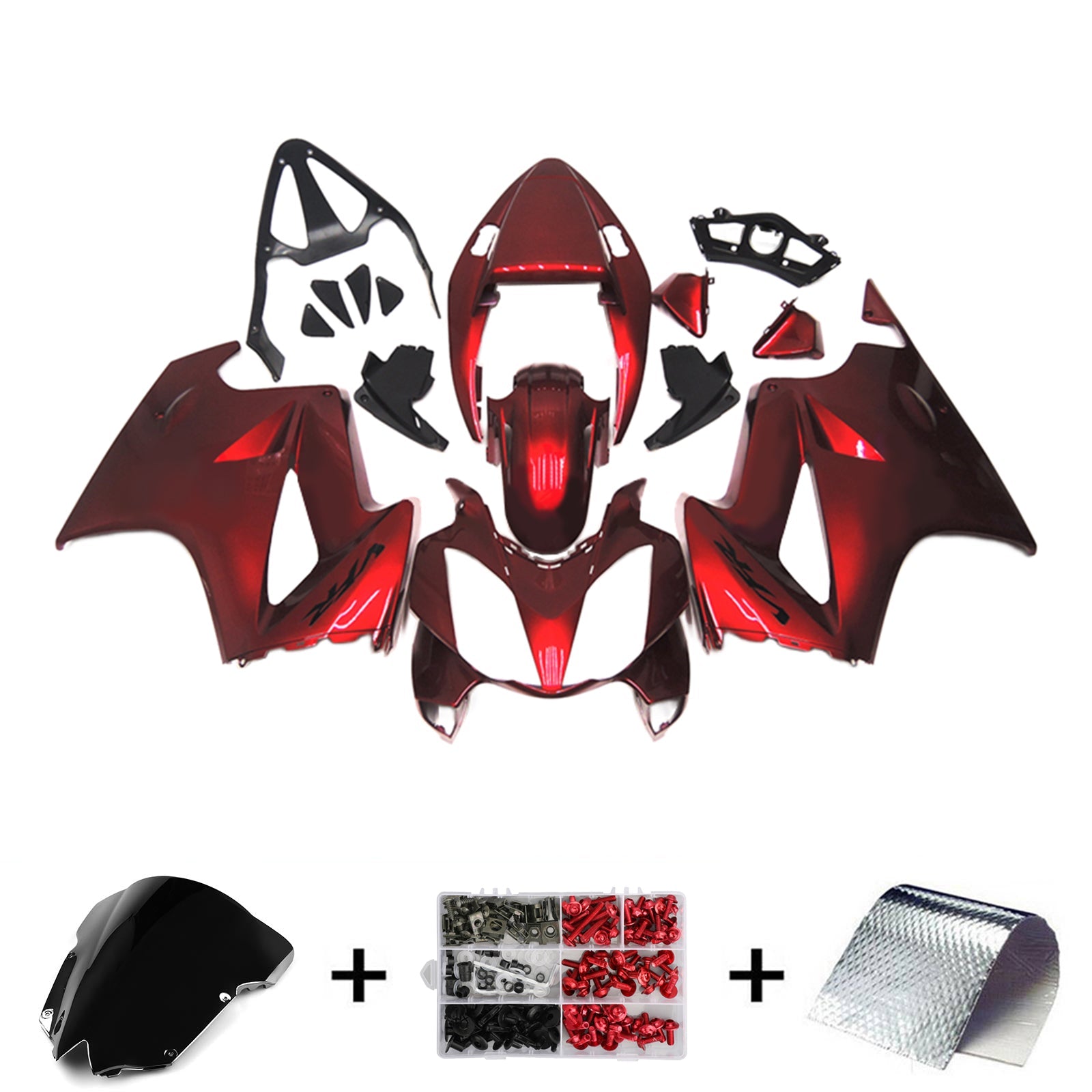 Amotopart Honda VFR800 2002-2012 ABS muovinen korin suoja