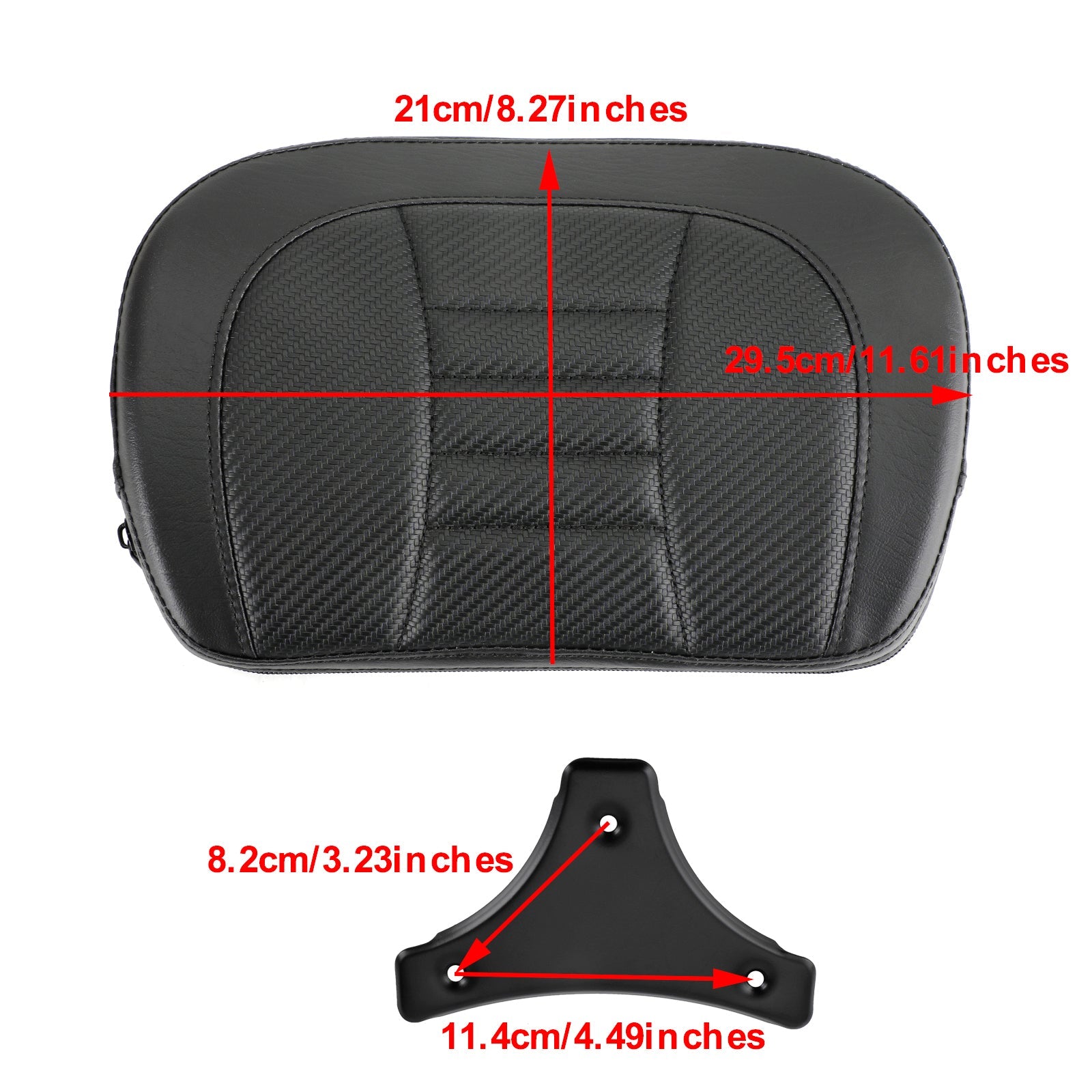 CVO Street Glide FLHXSE 2015-2021 Driver Rider Sissy Bade Cushion cojín