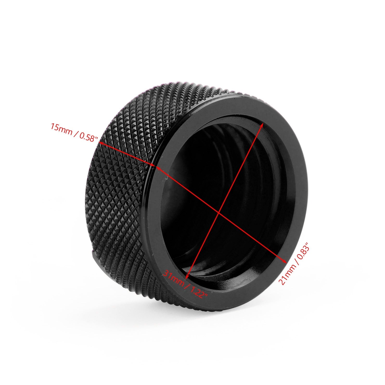 Cappellino del serbatoio liquido del refrigerante CNC, per Hypermotard Ducati 821 939 950 SP 2013 - 2023