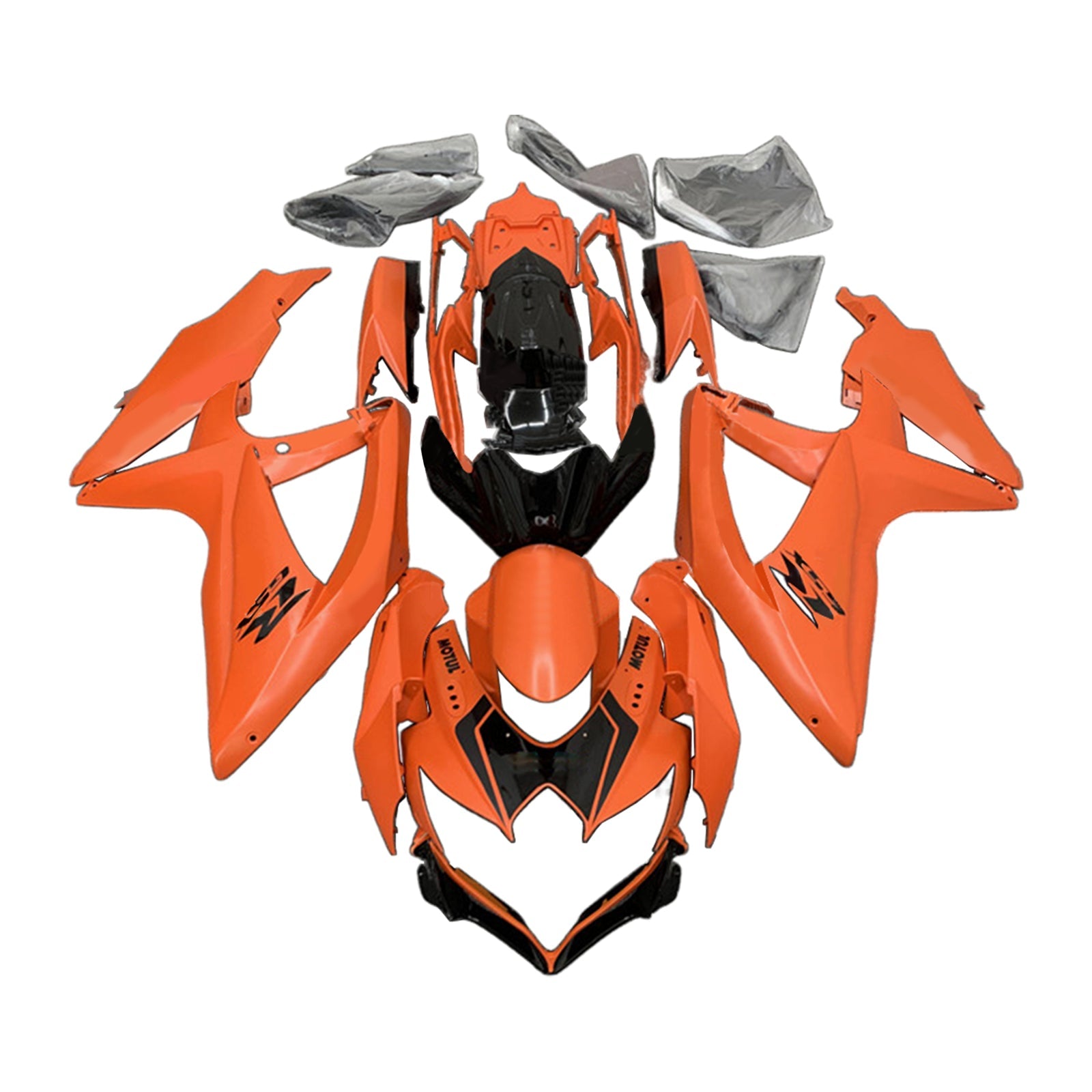 Amotopart Suzuki GSXR 600/750 2008-2010 K8 Kit Carrosserie Plastic Abs