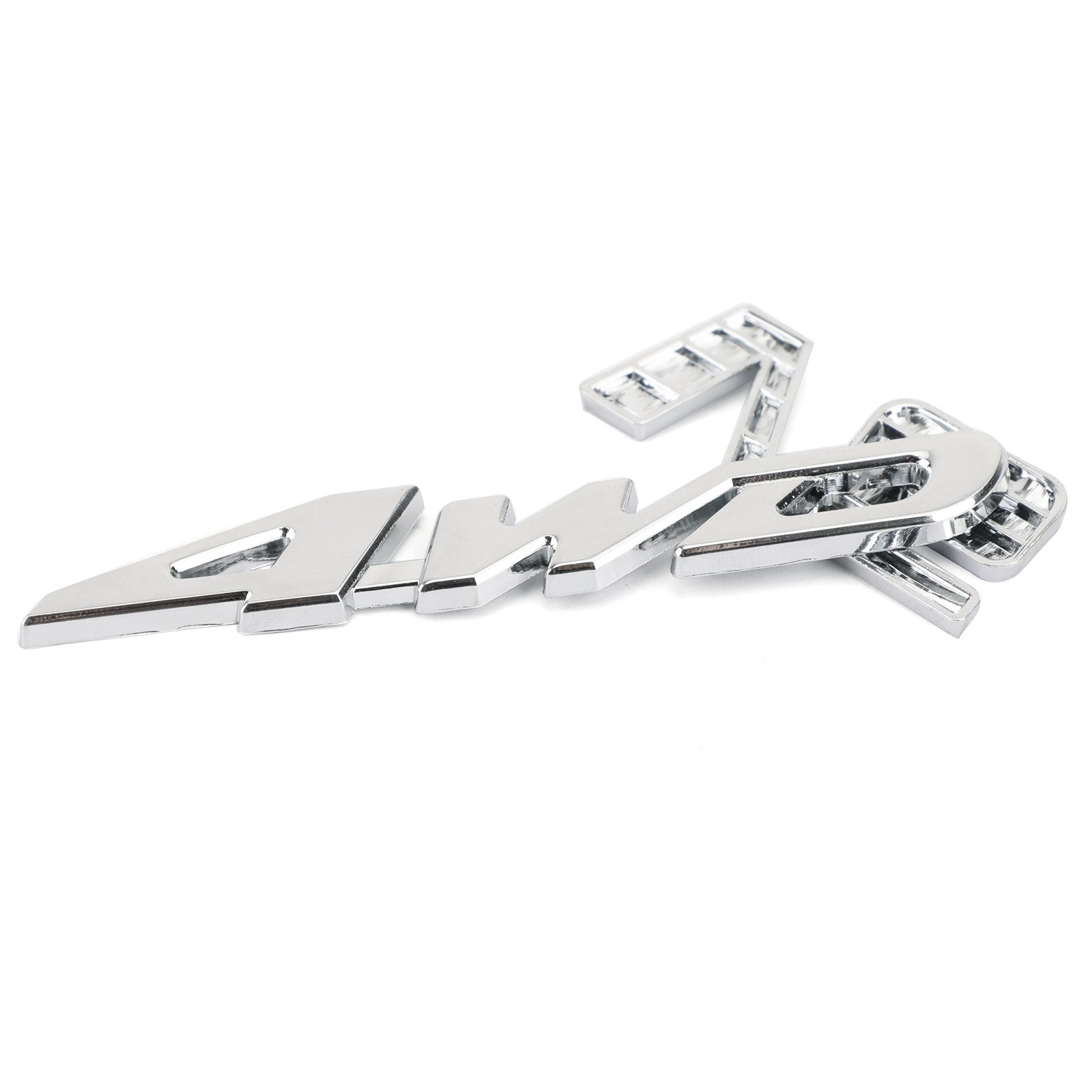 3D Chrome Metal 4WD KLJUČNI KLJUČNI KLJUČNI KLJUČ KEP Keep Kep Keller nalepka 4WD SUV V6 Generic