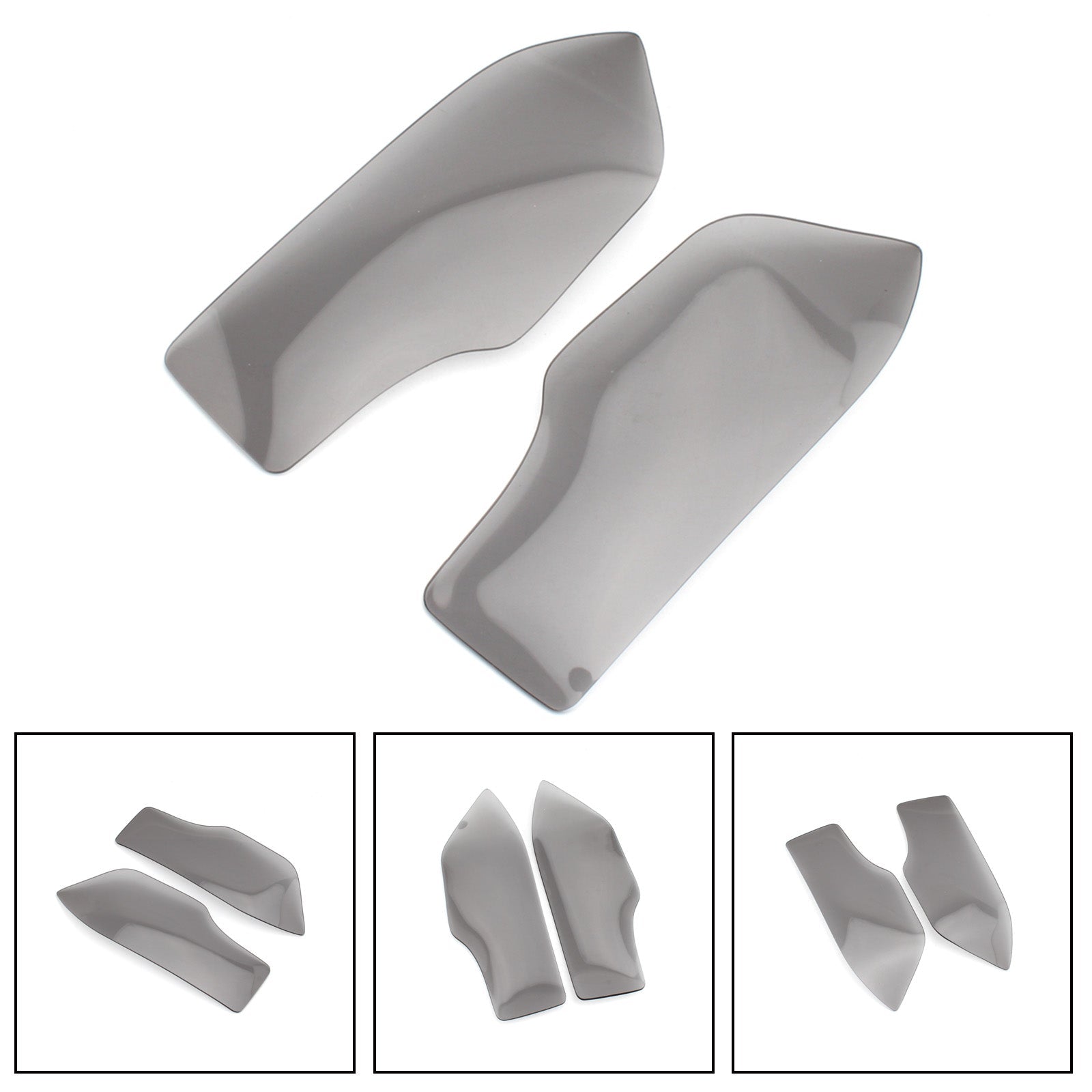 Honda Adv 150 2019-2020 -sovellukseen sopivan etuvalojen suojaava kansi geneerinen savu