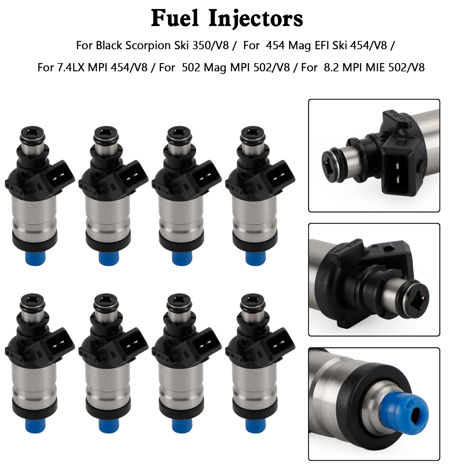 Mercruiser 805225A1 Marinec 18-33100 čolna 8 kosov 9-3310 Injektorji goriva