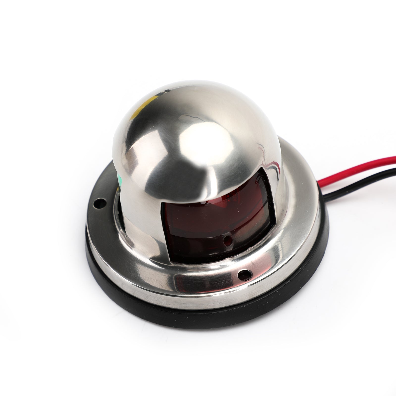 Luci di navigazione a prua a LED in acciaio inossidabile 12V per pontone per barche marine 2 IN 1