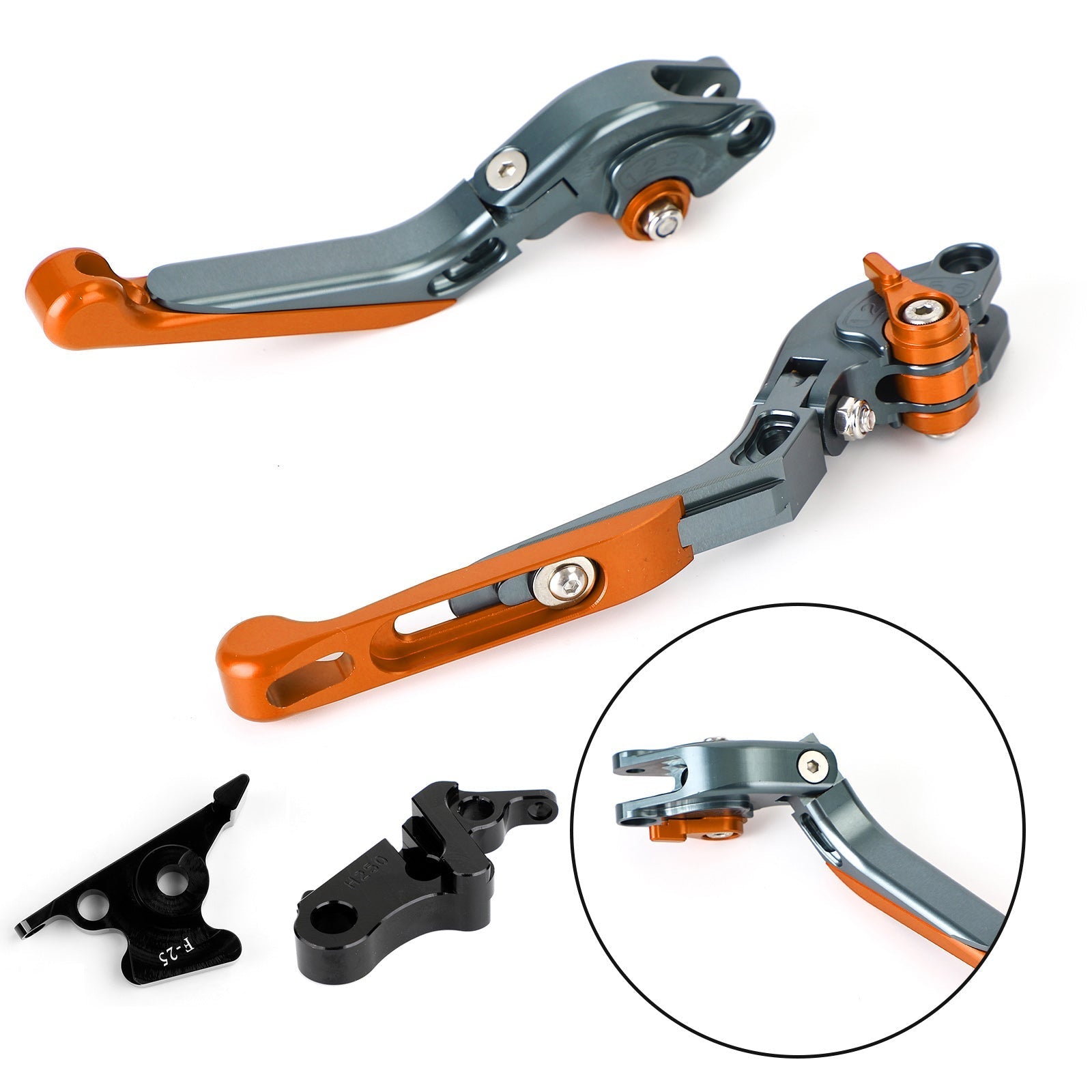 Leva estendibile freno e frizione regolabile per Honda CBR500R CB500F/x 19-21 generico