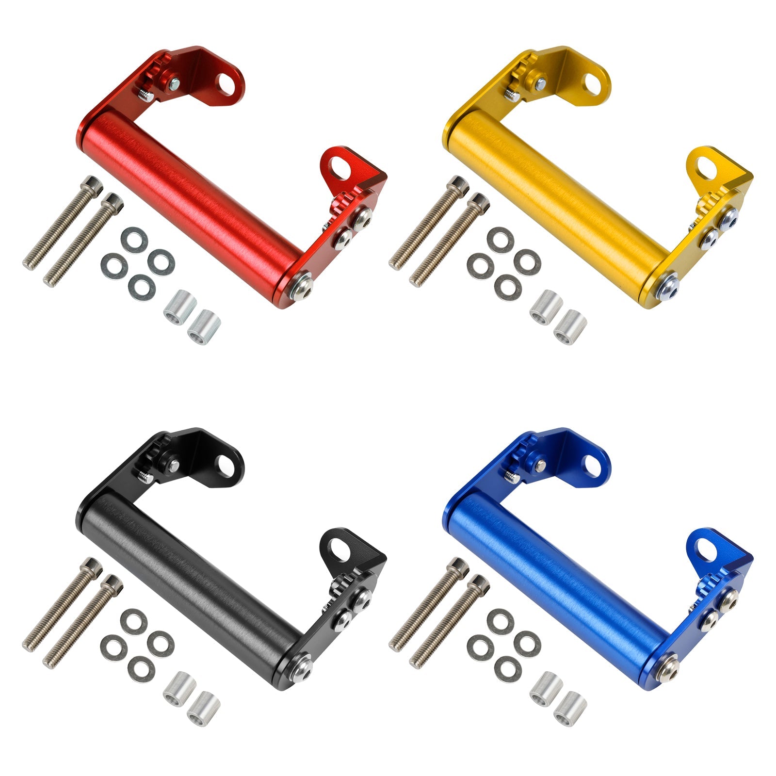 Telefoonnavigatiemedium GPS -verlenging Ondersteuning 22 mm voor rode motorfietsmotorfiets