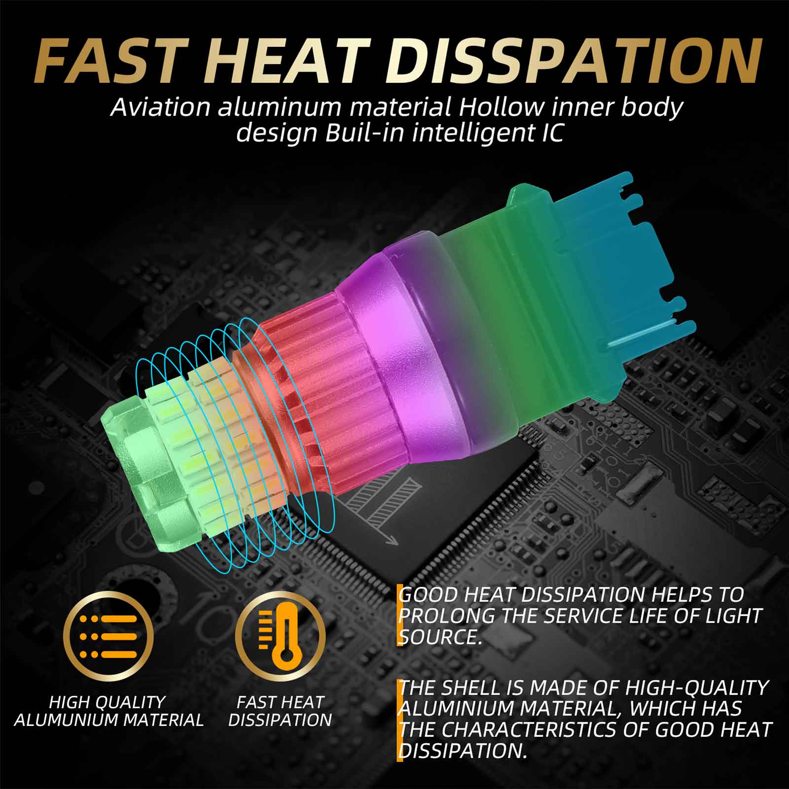 2x 1200lm a LED Canbus LED Diurne LED BIRT Generico bianco