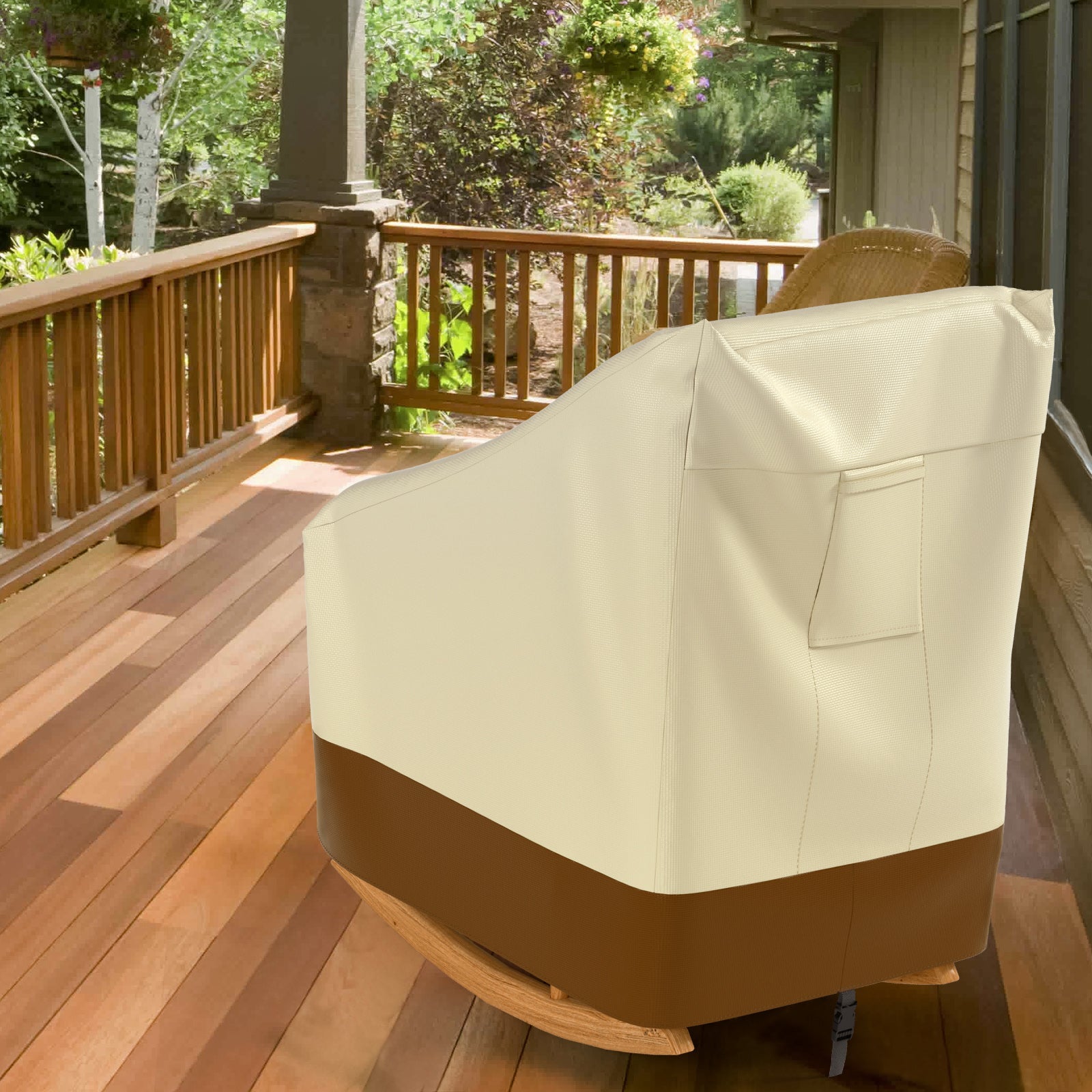 Pokrowiec na fotel bujany Patio Wodoodporny pokrowiec na meble ogrodowe