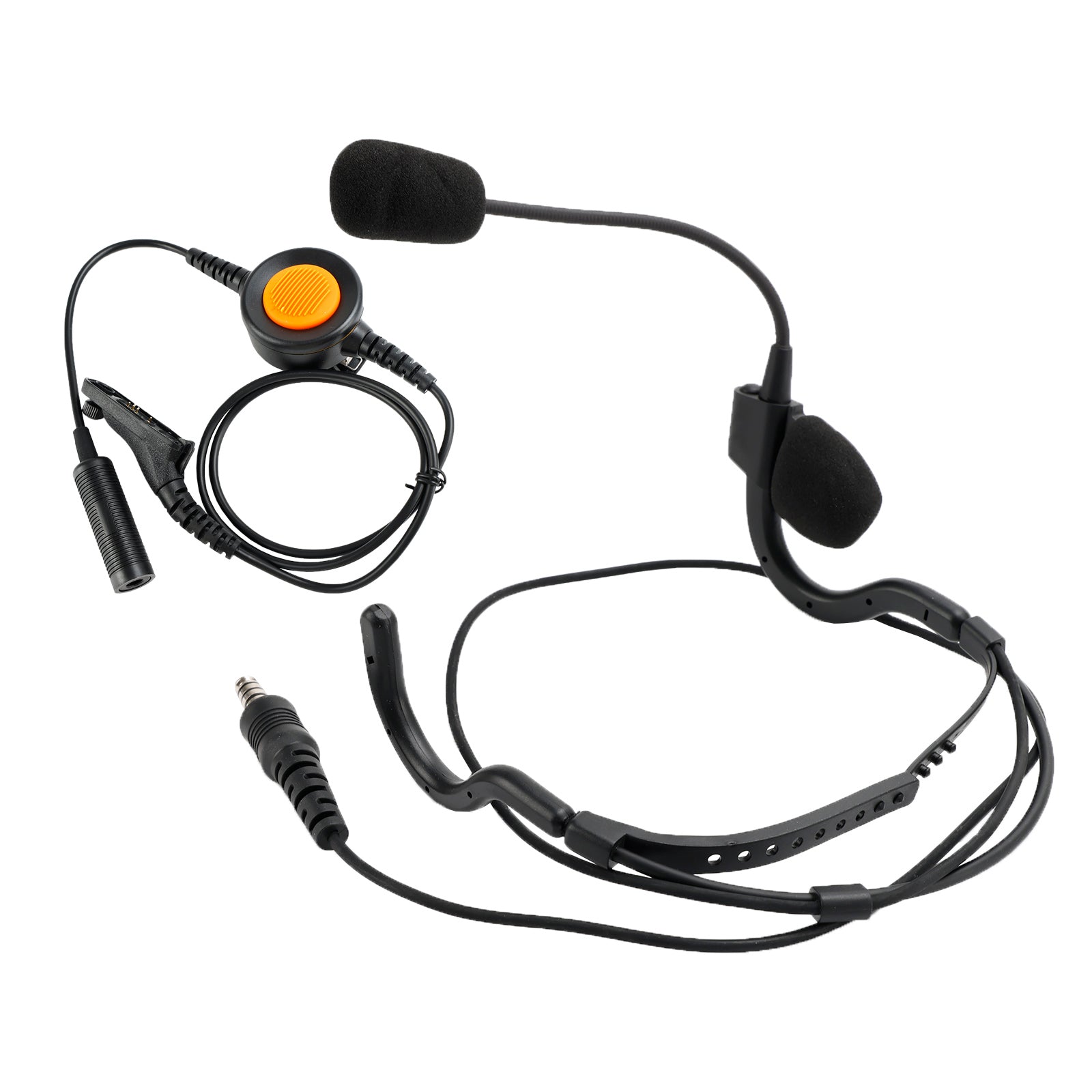 7.1-C8 Achteraan gemonteerde tactische headset met grote grip voor XPR6300 XPR6350 XPR6380 XPR6500