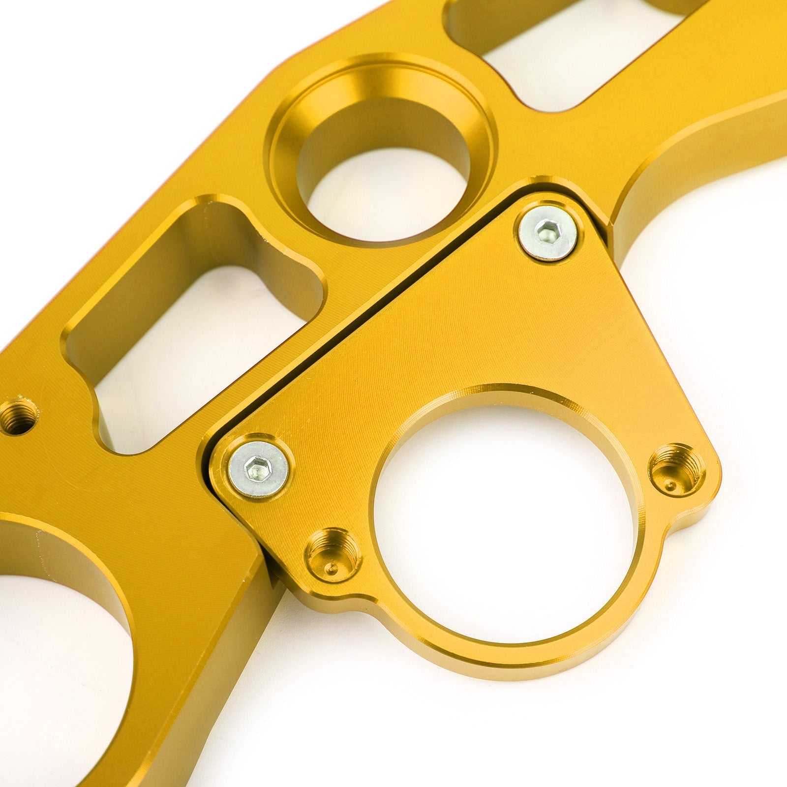 Abbassando la maglietta superiore per la forcella per Kawasaki Ninja ZX6R 09-12 Generico