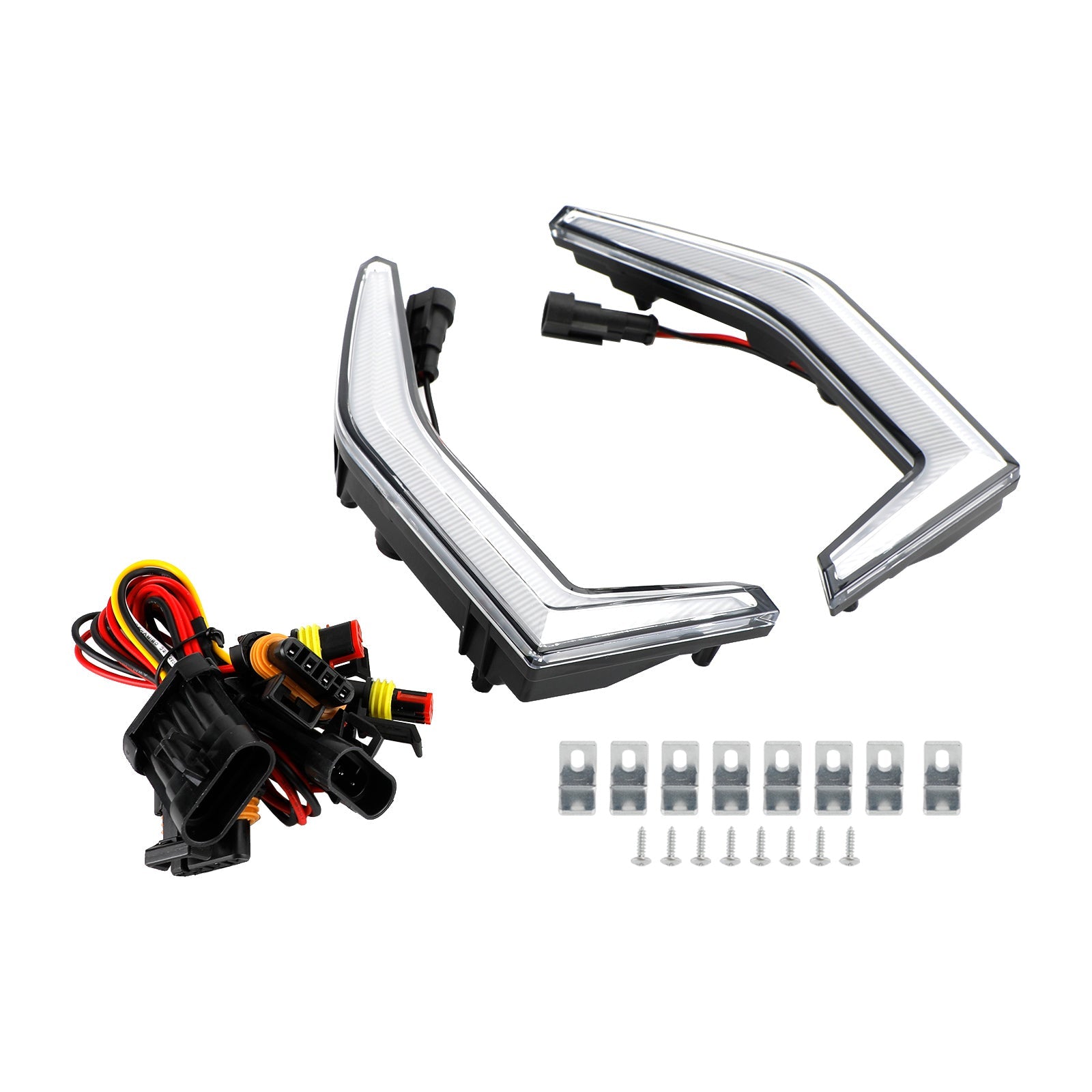 Kawasaki Teryx KRX 1000 2020-2023 Fang Accent Grill LED-lamput etuvalo