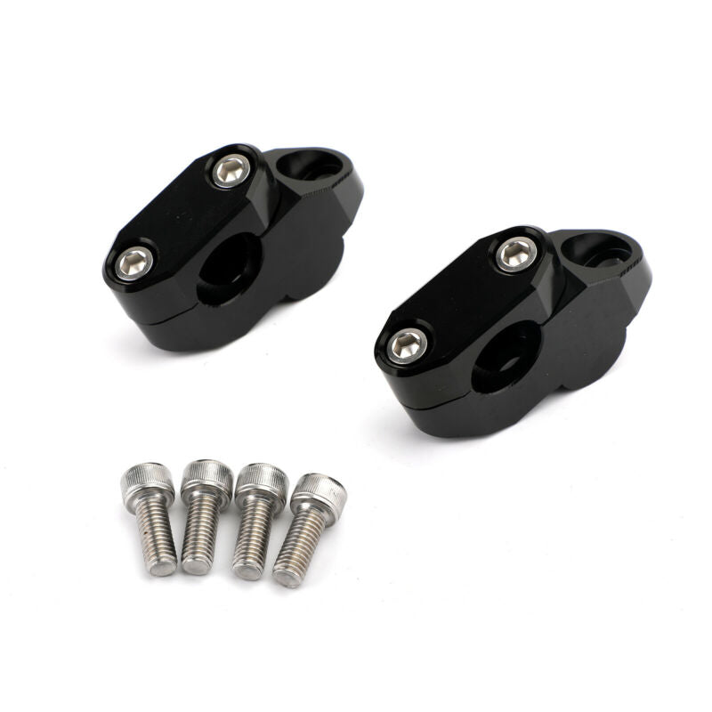 Rehausseur Guidon Moto EBTOOLS - 22mm Noir - Surélévation 30mm