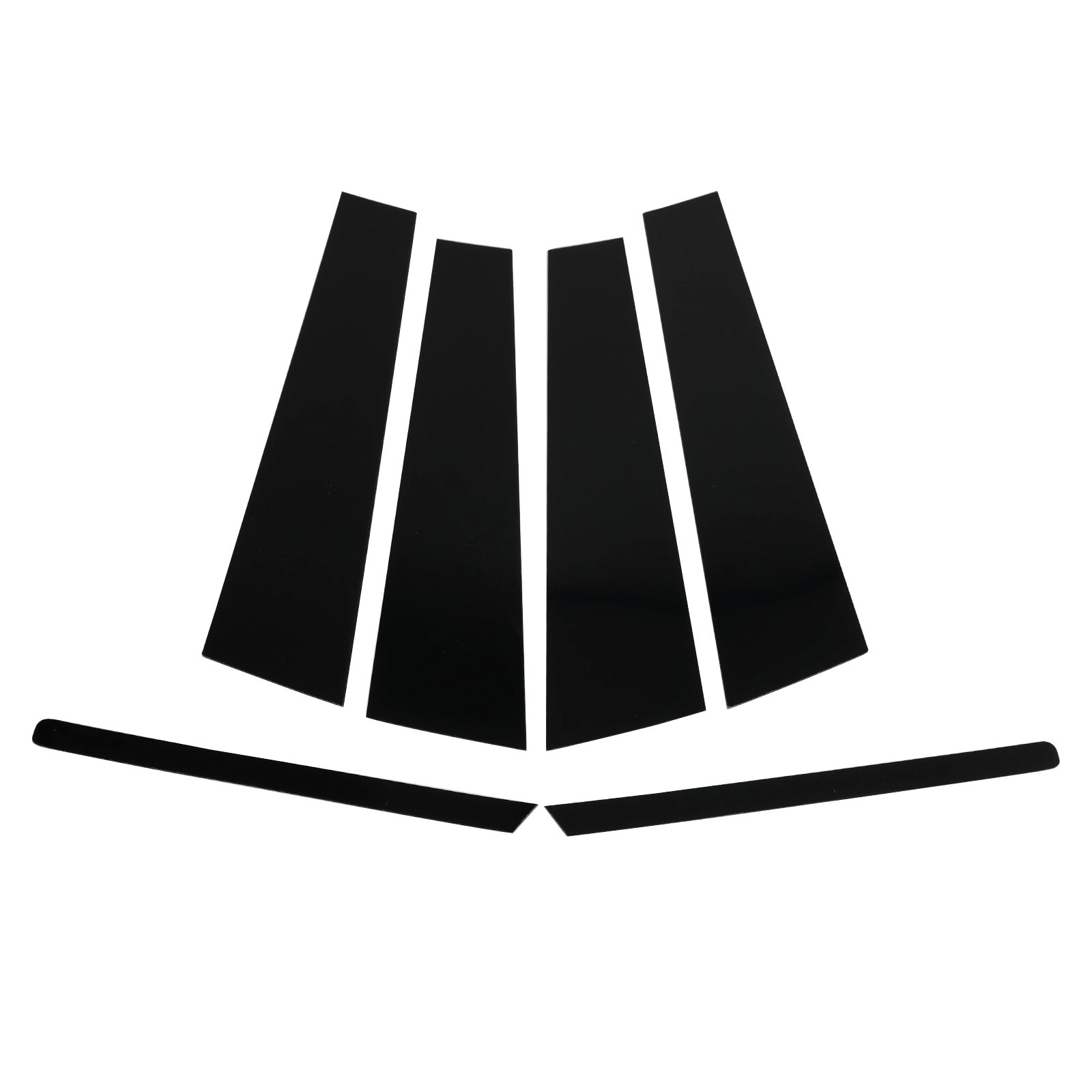 Honda Civic 2006-2011 6 szt. Listwa słupków okiennych samochodu