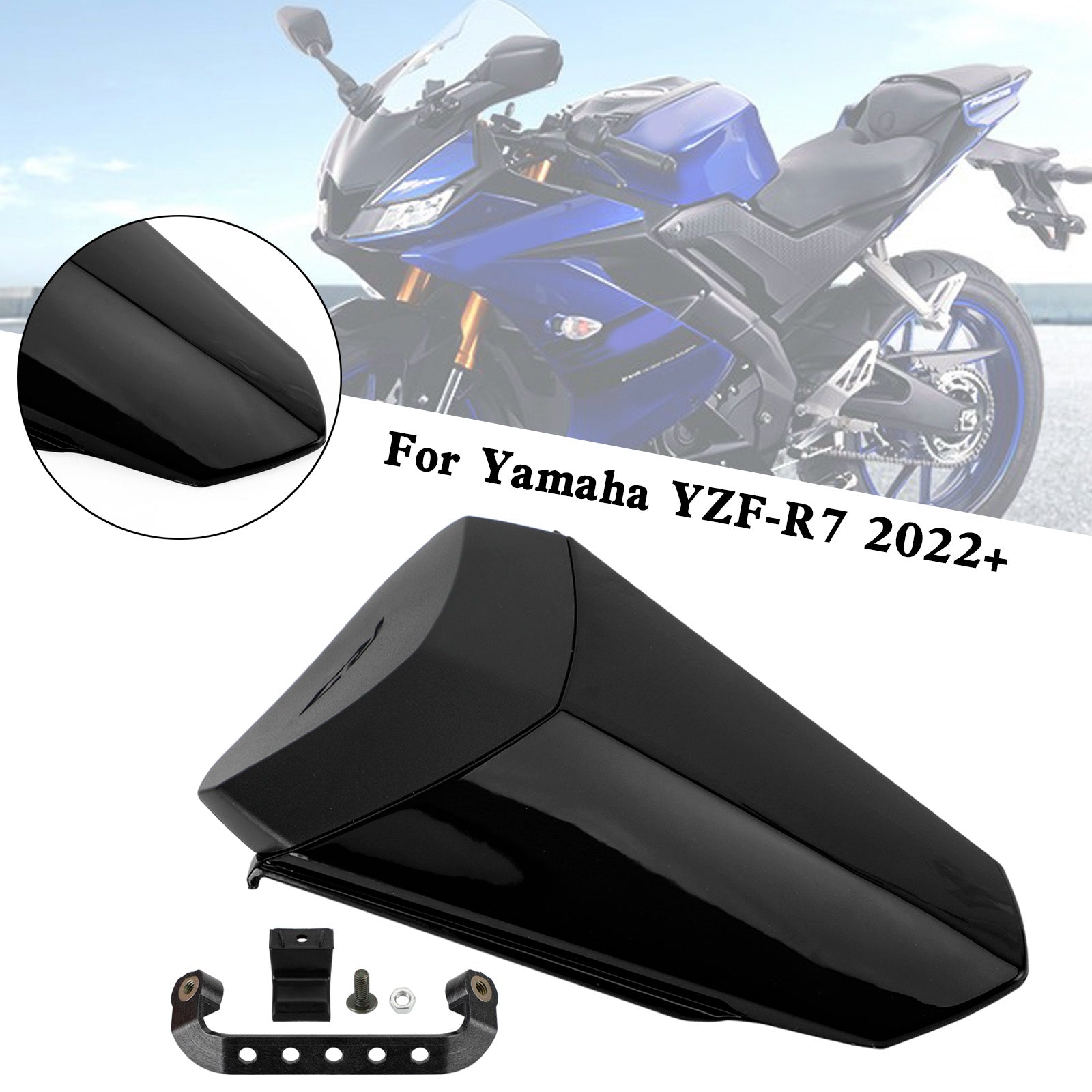 2022 YAMAHA YZF-R7 YZF R7 Cubierta de carenado del asiento trasero trasero