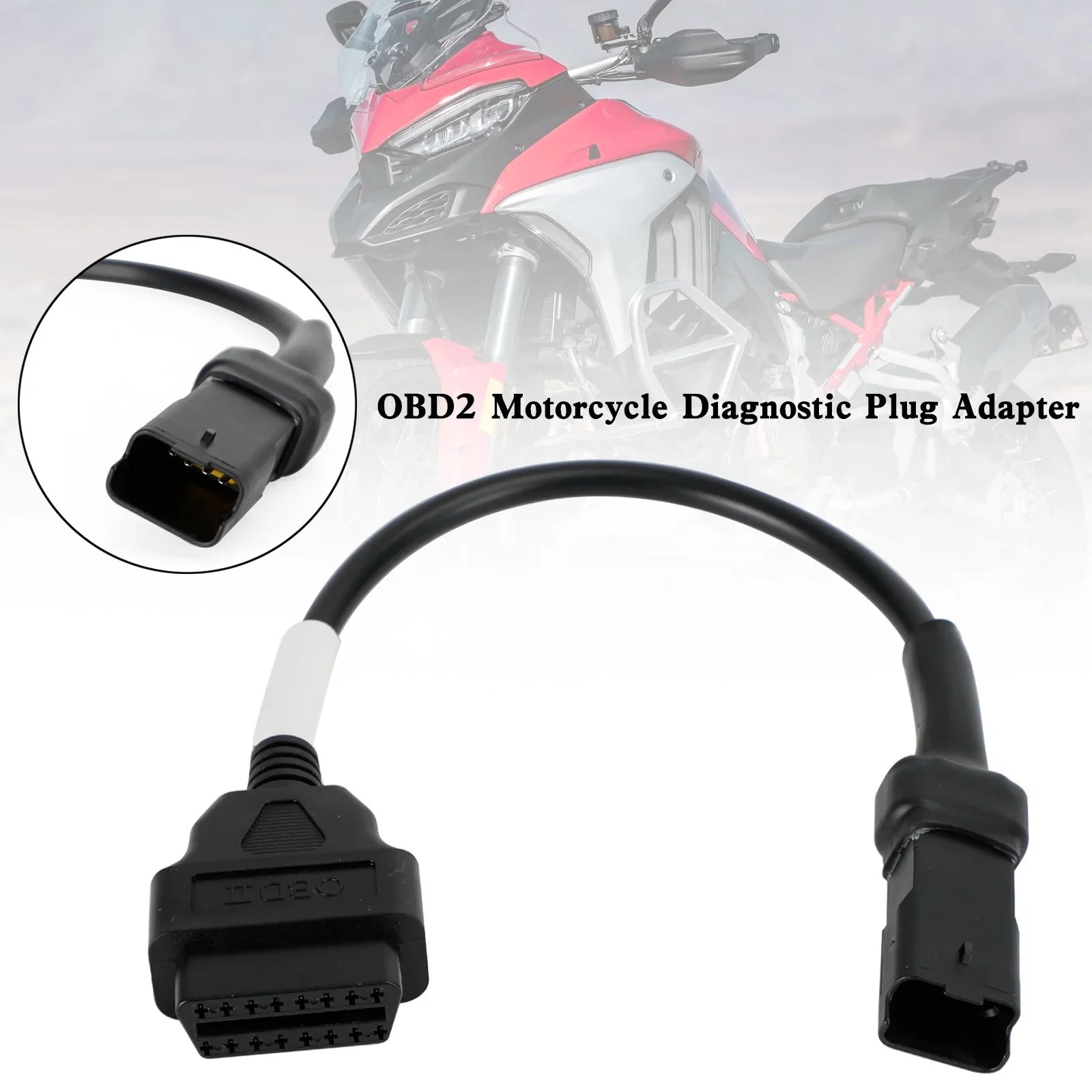 Cablaggio connettore adattatore diagnostico da 4 pin a OBD2 per DUCATI Panigale