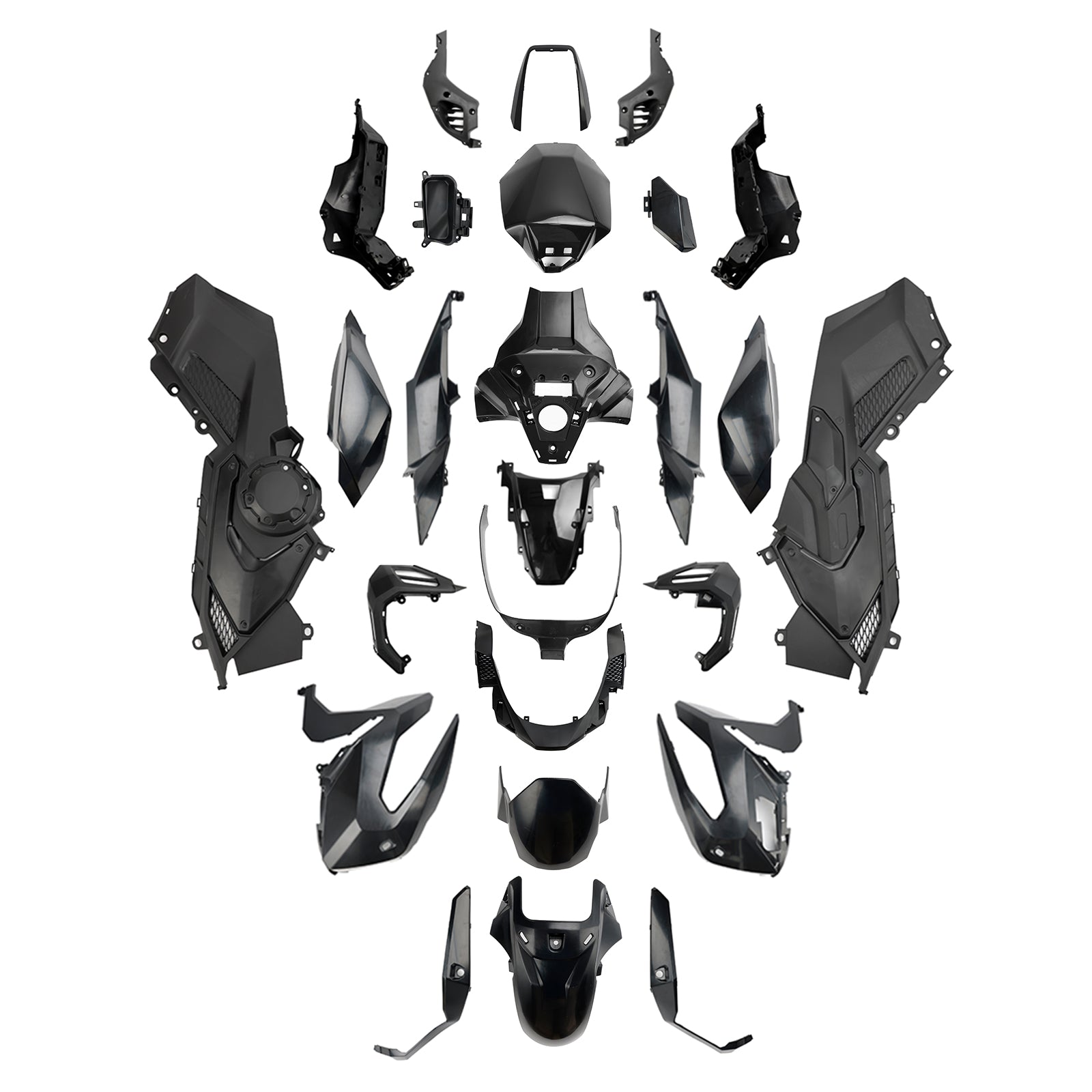 Honda X-ADV 750 2021-2023 ABS carrocería de carrocería por inyección no pintada