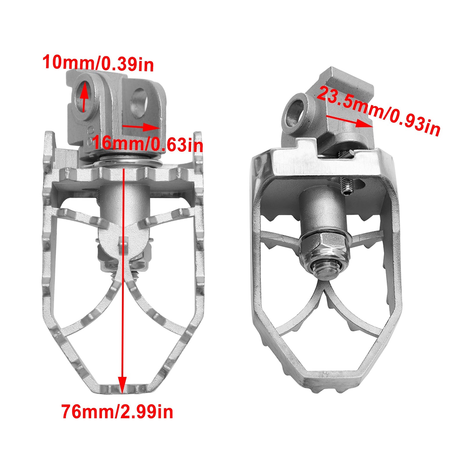 Etujalat Jalkatapit Husqvarna 701 Enduro 16-23 norden 901 22-23