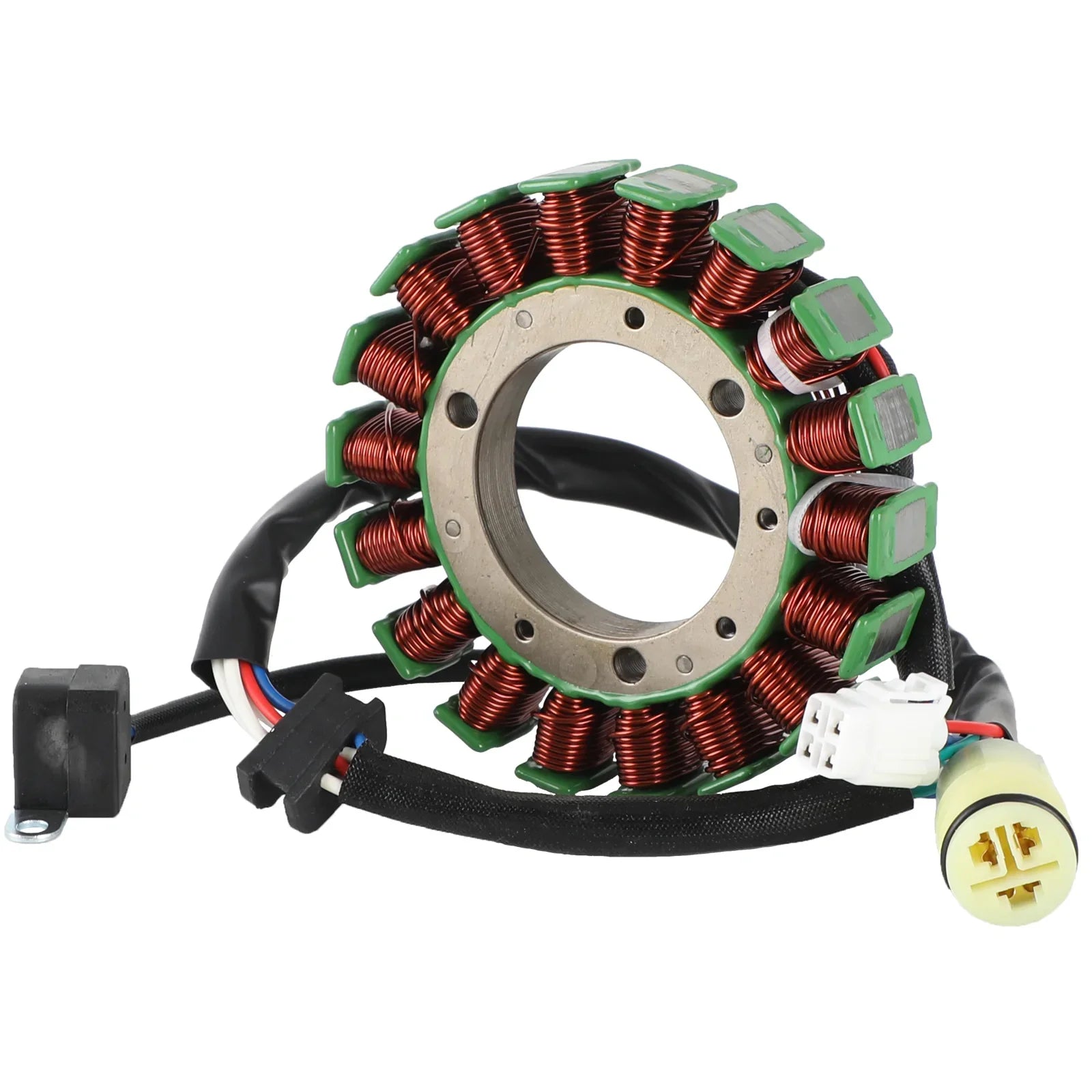Magneto Statore + Raddrizzatore di Tensione + Guarnizione per Yamaha Big Bear 400 YFM400 00-01 Fedex Express Generico