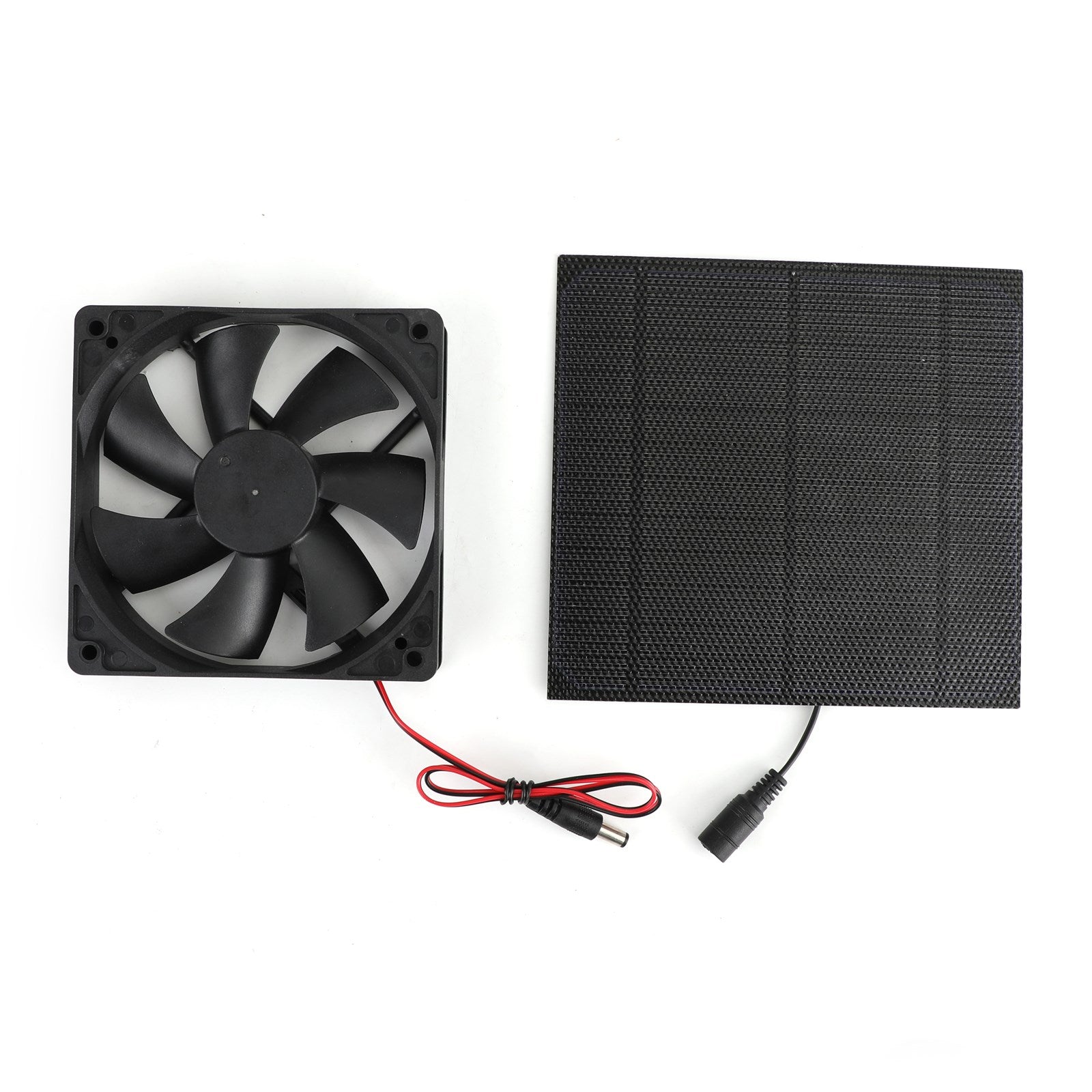 Miniwentylator zasilany panelem słonecznym do ogólnej szklarni dla zwierząt domowych/kurników dla psów