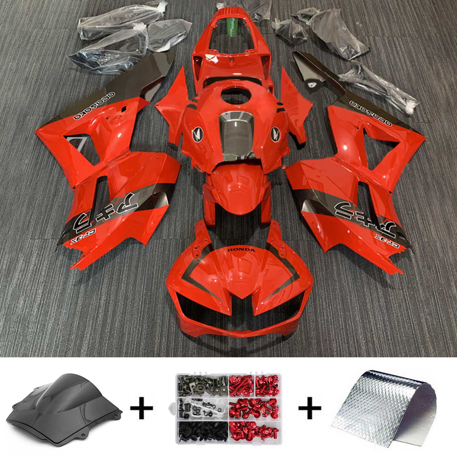 Amotopart Honda CBR600RR 2013-2023 F5 ABS muovinen korin suojasarja