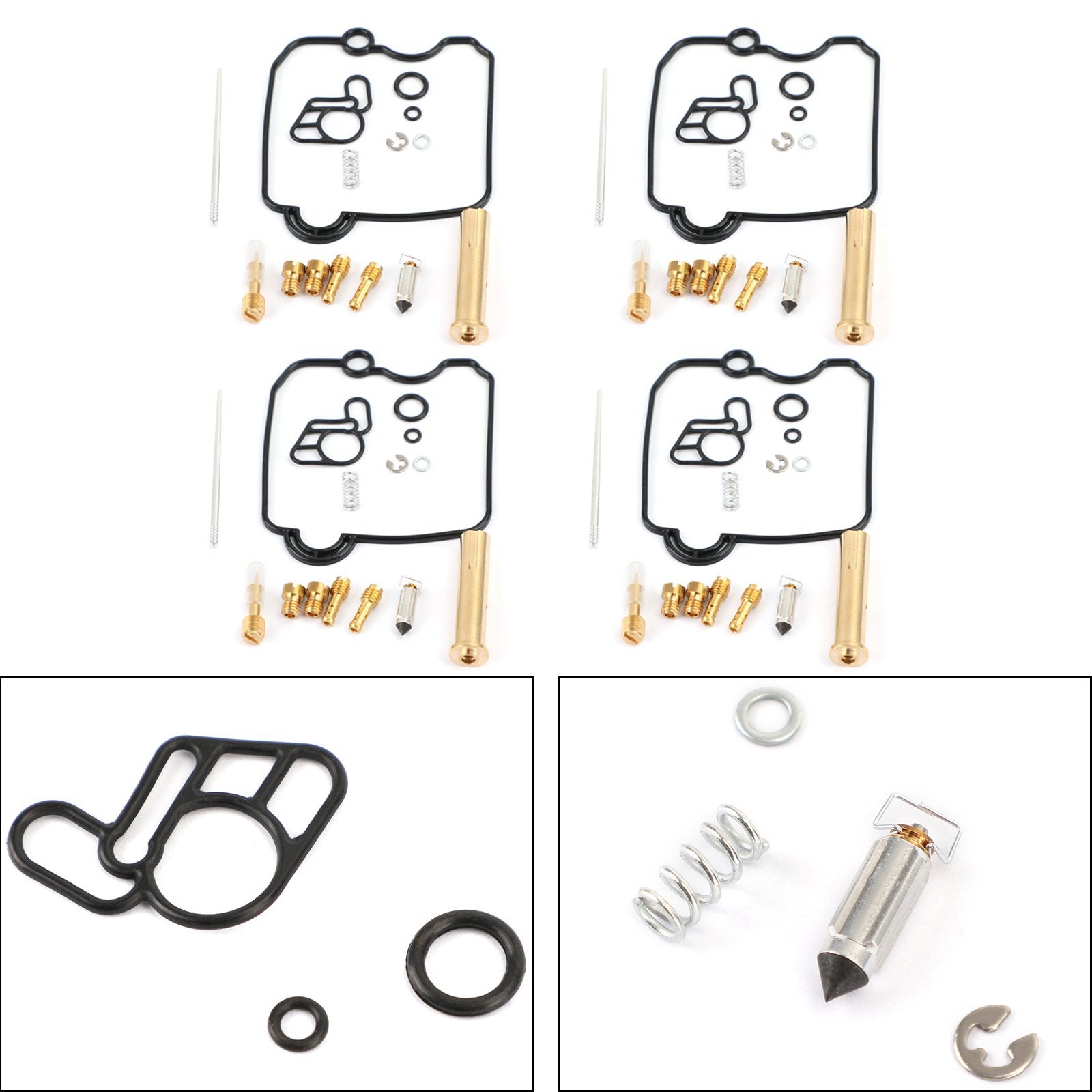 Kit di riparazione carburatore ricostruire parti 4 set per Suzuki Bandit 250 GSF250 GJ74A generico