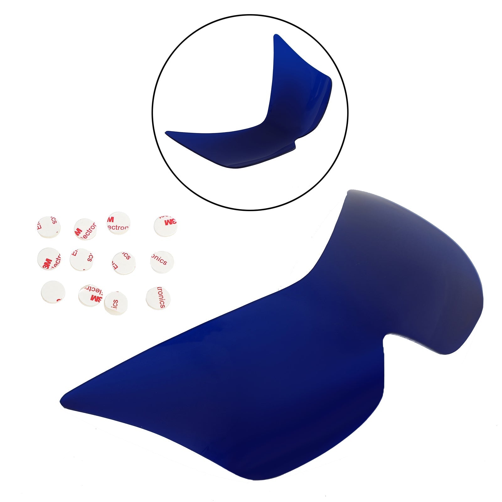 Ochronna pokrywka przednich soczewek reflektorów dla Kawasaki Ninja Z1000 03-06 Blue Generic