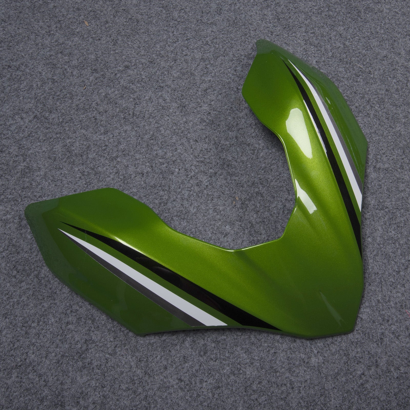 Amotopart Carena adatta per Kawasaki Z900 2017-2019 Carrozzeria generica iniezione plastica verde argento