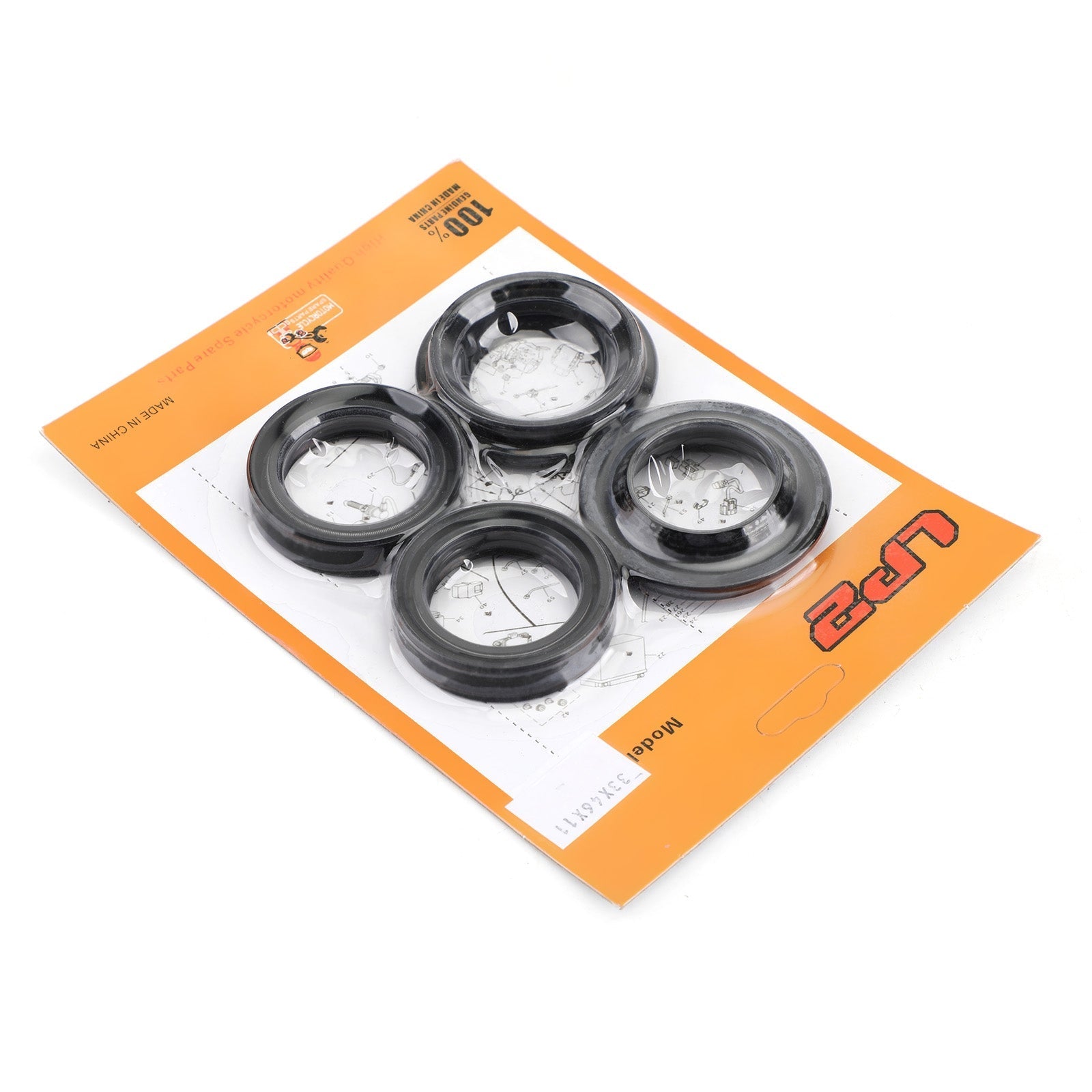 Kit guarnizioni e polvere forcella per Kawasaki KLX140L KLF150 KLX125C KX65 00-18 92049-1524 Generico