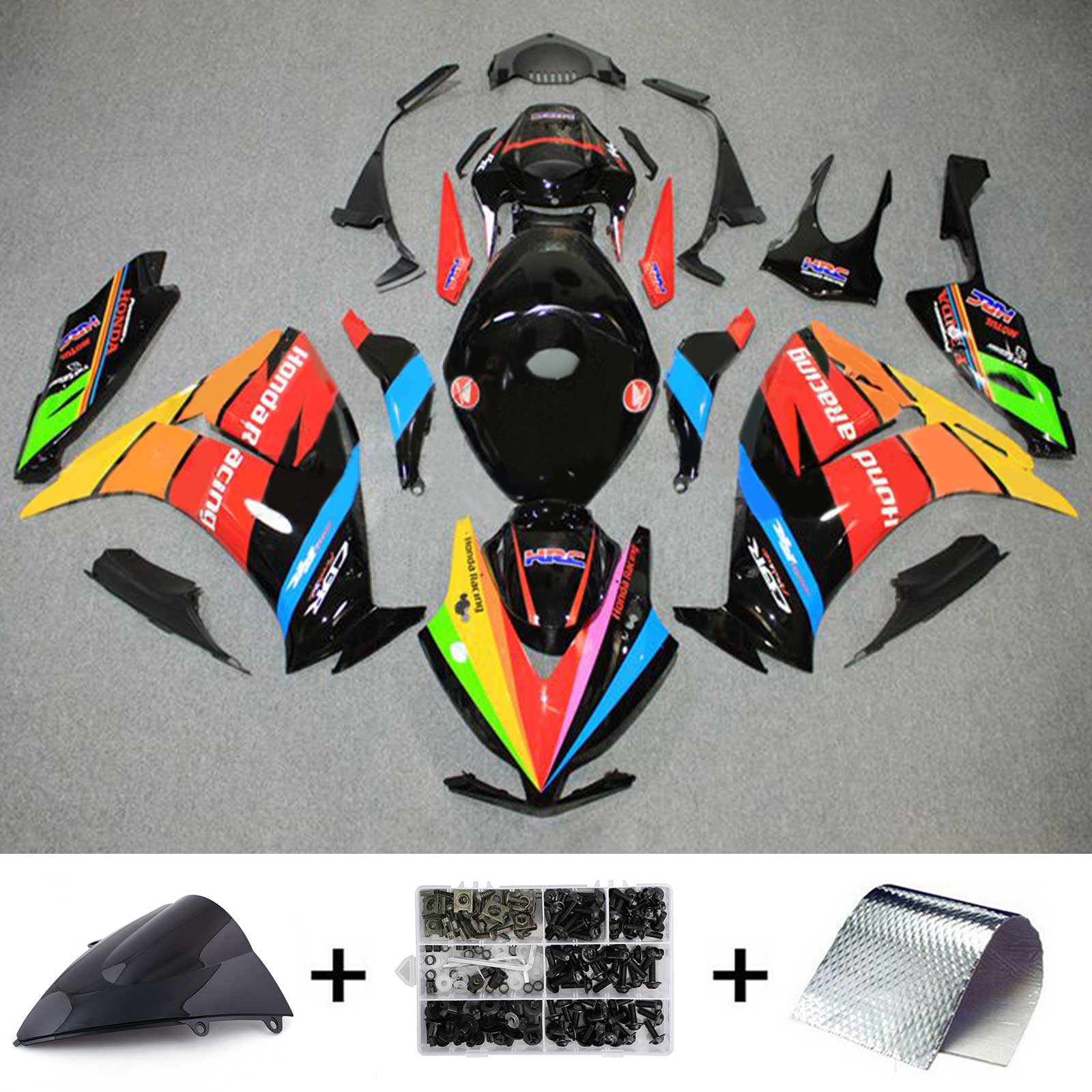 Amotopart Honda CBR1000RR 2012-2016 ABS muovinen korin suojasarja
