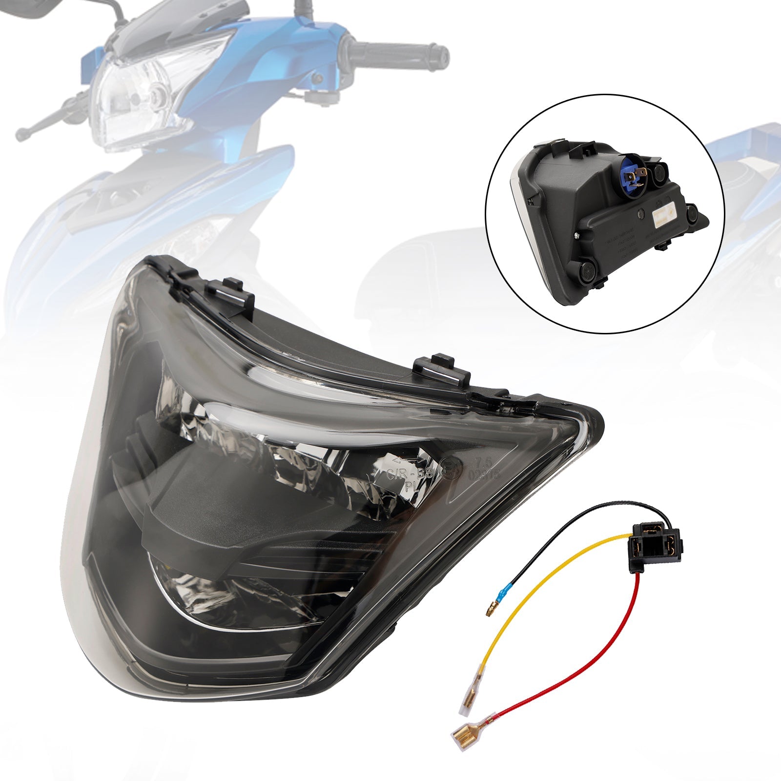 Yamaha LC135-V1 LC135 V1 Koplamp LED-beschermer vooraan