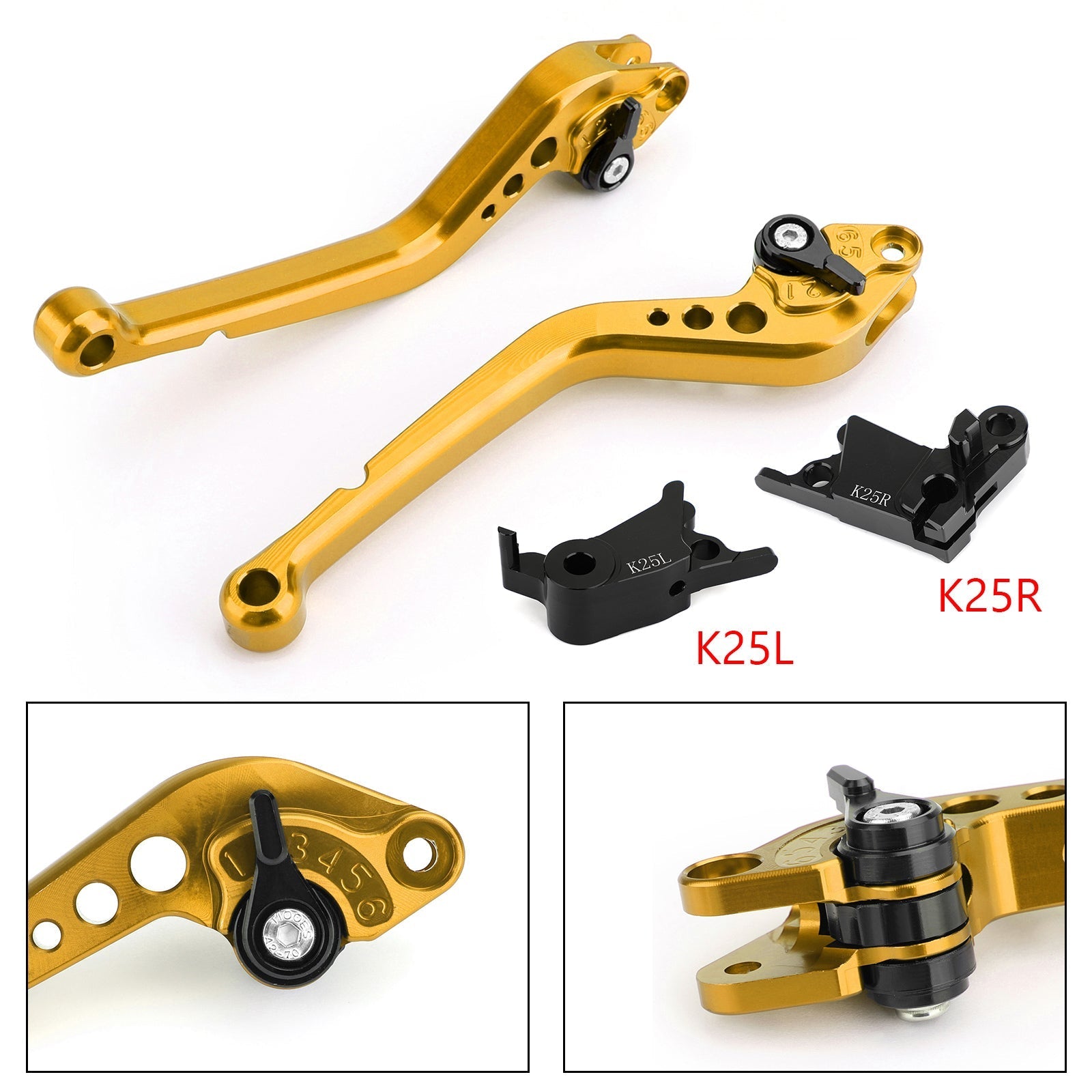 Dolga sklopka zavorna ročica za KTM 790 Duke pred letom 2019 Silver Generic