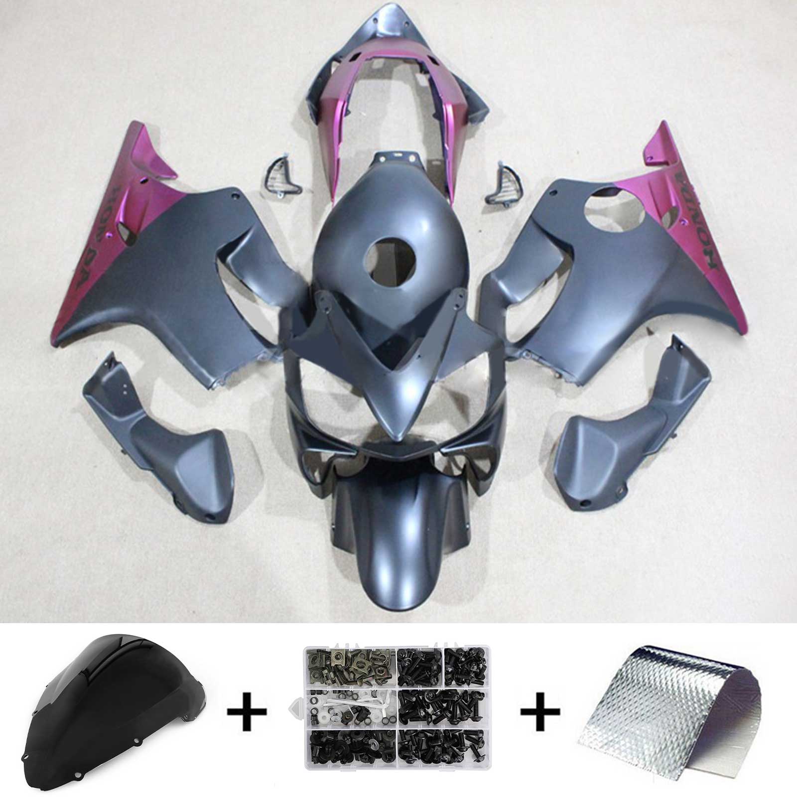Amotopart Honda CBR600 F4i 2004-2007 ABS muovinen korin suojasarja