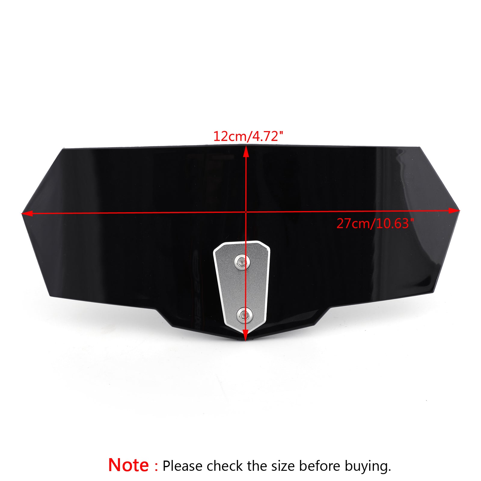 Deflettore universale dell'estensione dello scudo regolabile per Honda Yamaha generico