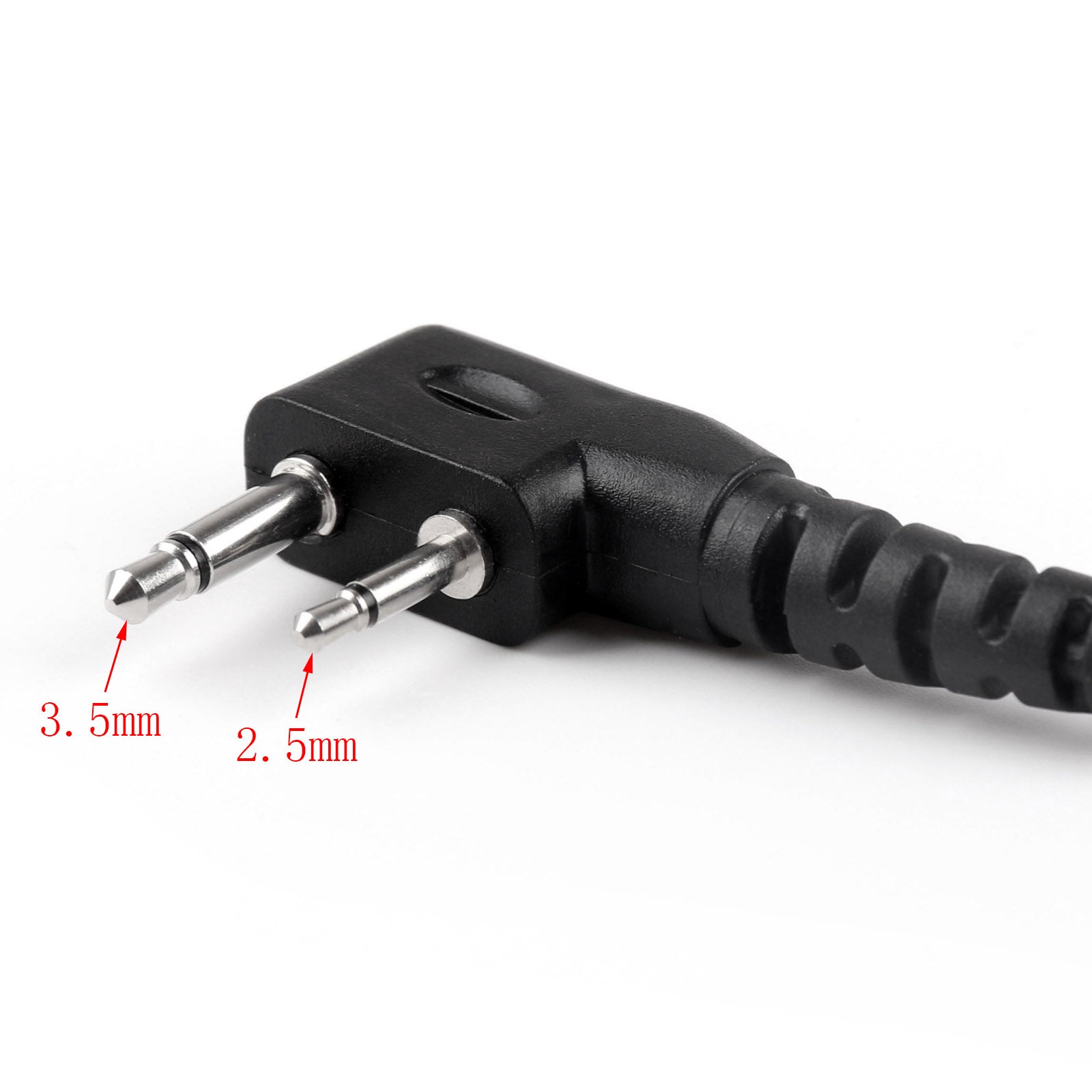 5xauricolare auricolare con gancio per l'orecchio PTT per radio Icom IC-F3 IC-F4 IC-U12 V8 V82 F21 F26