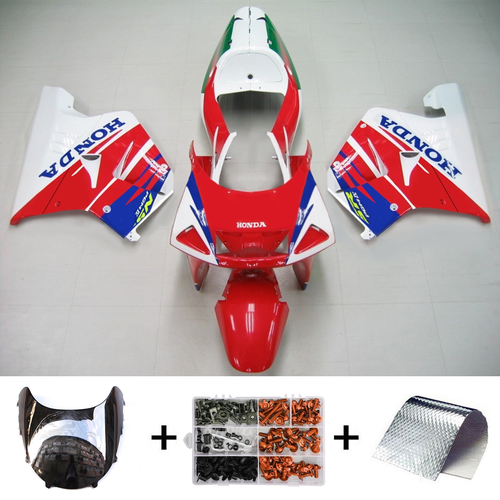 Amotopart Honda NSR250 PGM-4 1994-1996 Korirakenne ABS-muovi