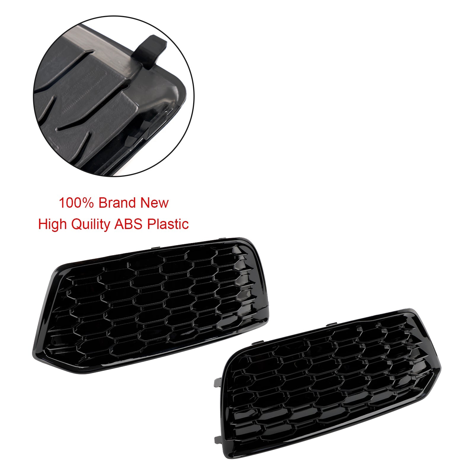 Audi Q5 2018-2022 Inserto per cornice griglia griglia copertura paraurti anteriore 2 pezzi